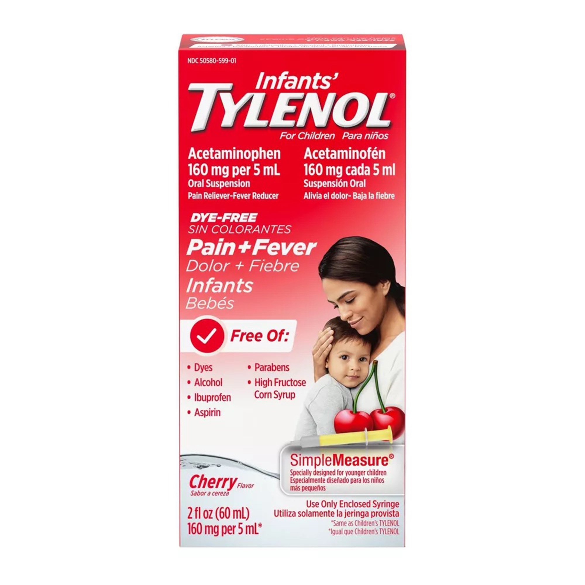 J & J Sales 05058059901 - Infants' Tylenol® Acetaminophen Children's Pain Relief - 1/Each