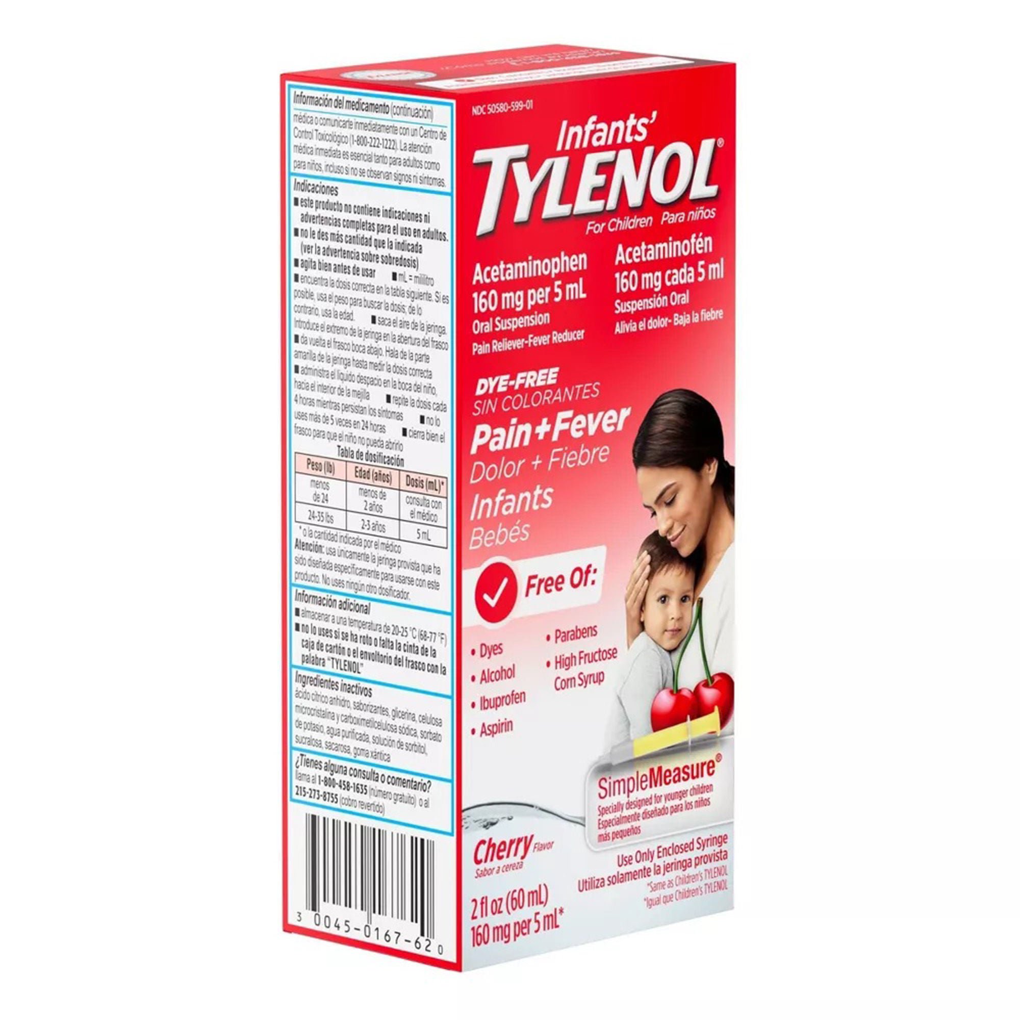 J & J Sales - 05058059901 Infants' Tylenol® Acetaminophen Children's Pain Relief