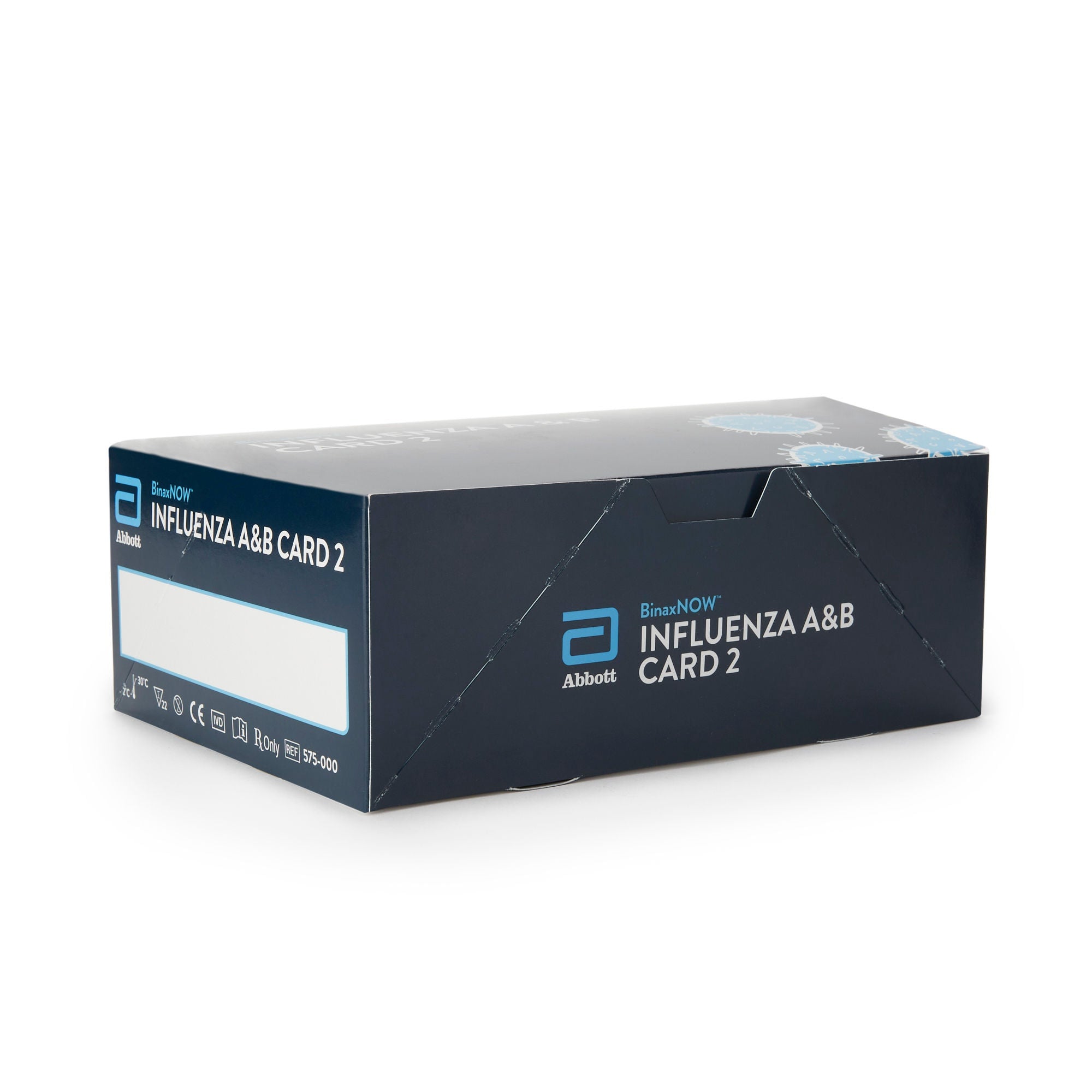 Abbott Rapid Dx North America LLC - 575000 Respiratory Test Kit BinaxNOW® Influenza A&B Card 2 With Alere™ Reader Interpretation Influenza A + B 22 Tests CLIA Waived