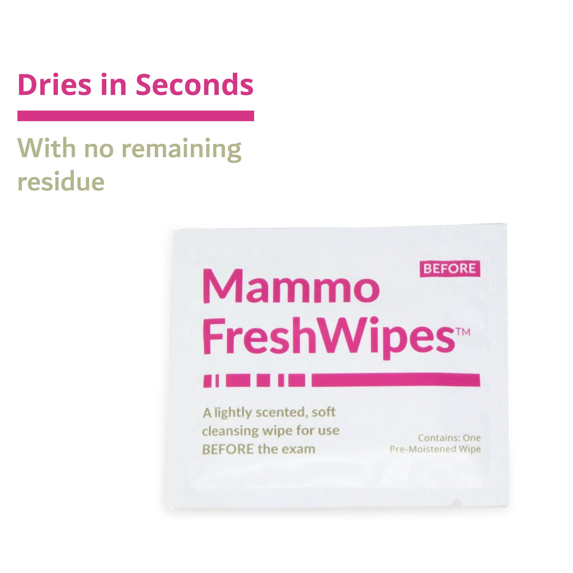 PDC Healthcare - MAMWIPE Mammo Freshwipes™ Mammography Cleansing Towelette