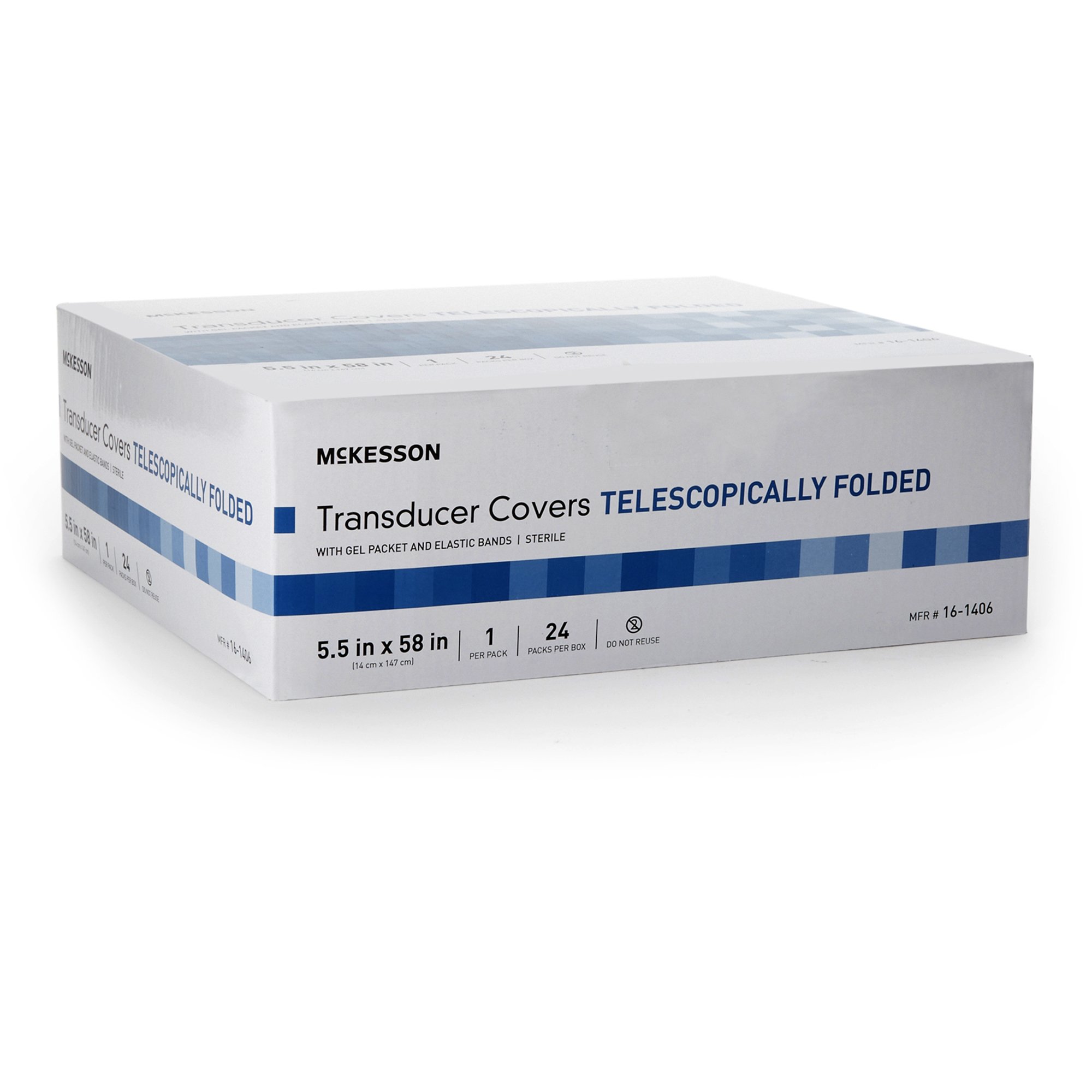McKesson Brand - 16-1406 McKesson Telescopically Folded Transducer Cover