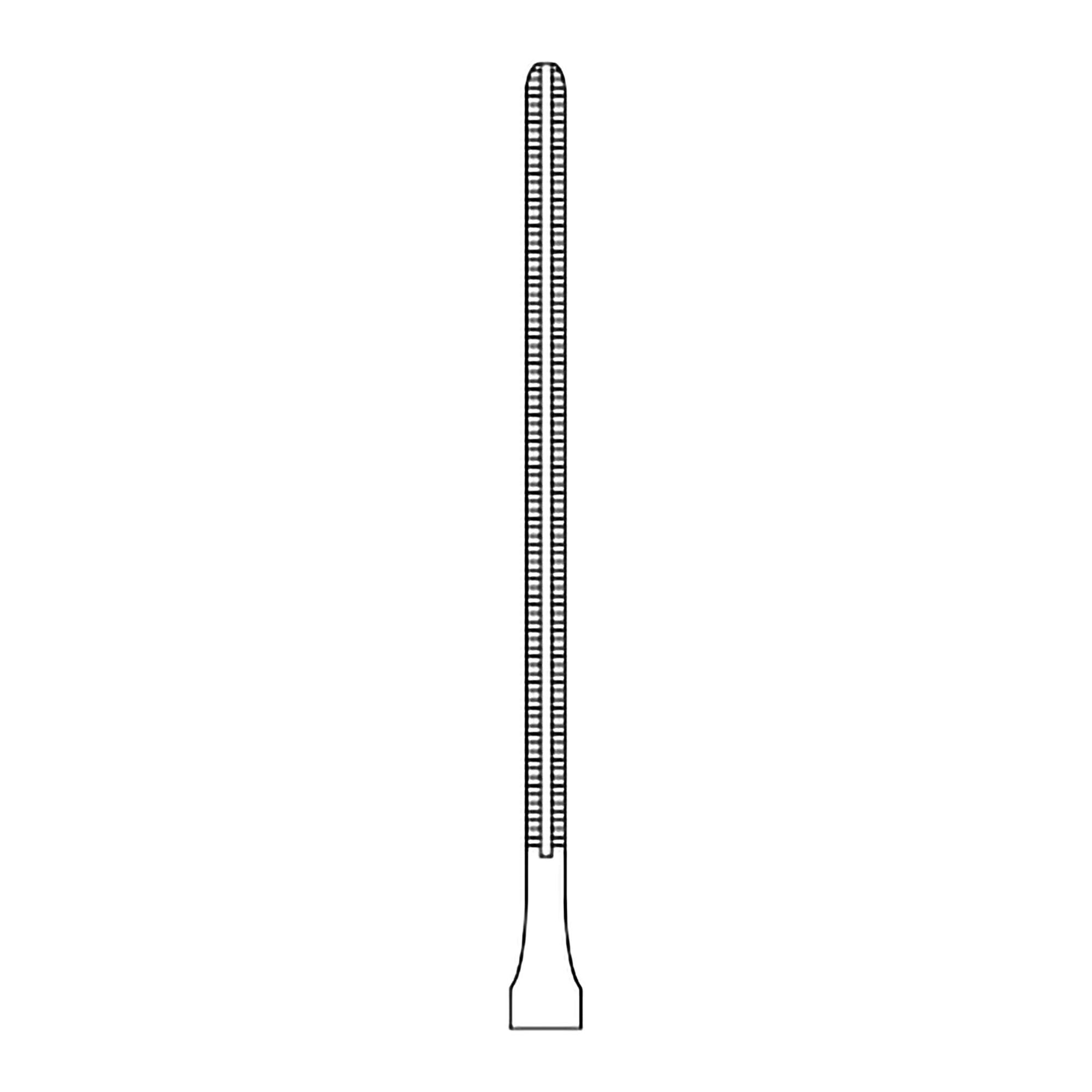 V. Mueller - CH6190 Peripheral Vascular Clamp V. Mueller® Cooley 6-3/4 Inch Length Stainless Steel