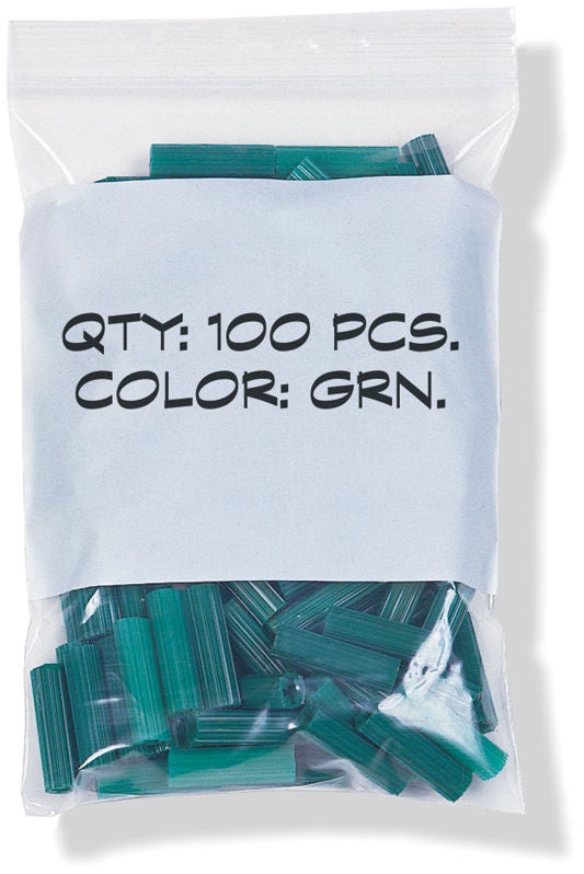 Elkay Plastics - F20912W Reclosable Bag LK® Clear Line 9 X 12 Inch LDPE Clear / White Block Zipper Closure