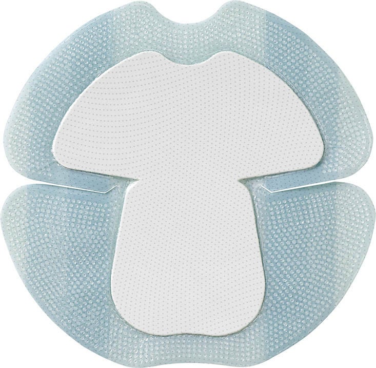 Coloplast - 33406 Foam Dressing Biatain® Silicone 7 X 7 Inch With Border Film Backing Silicone Adhesive Heel Sterile