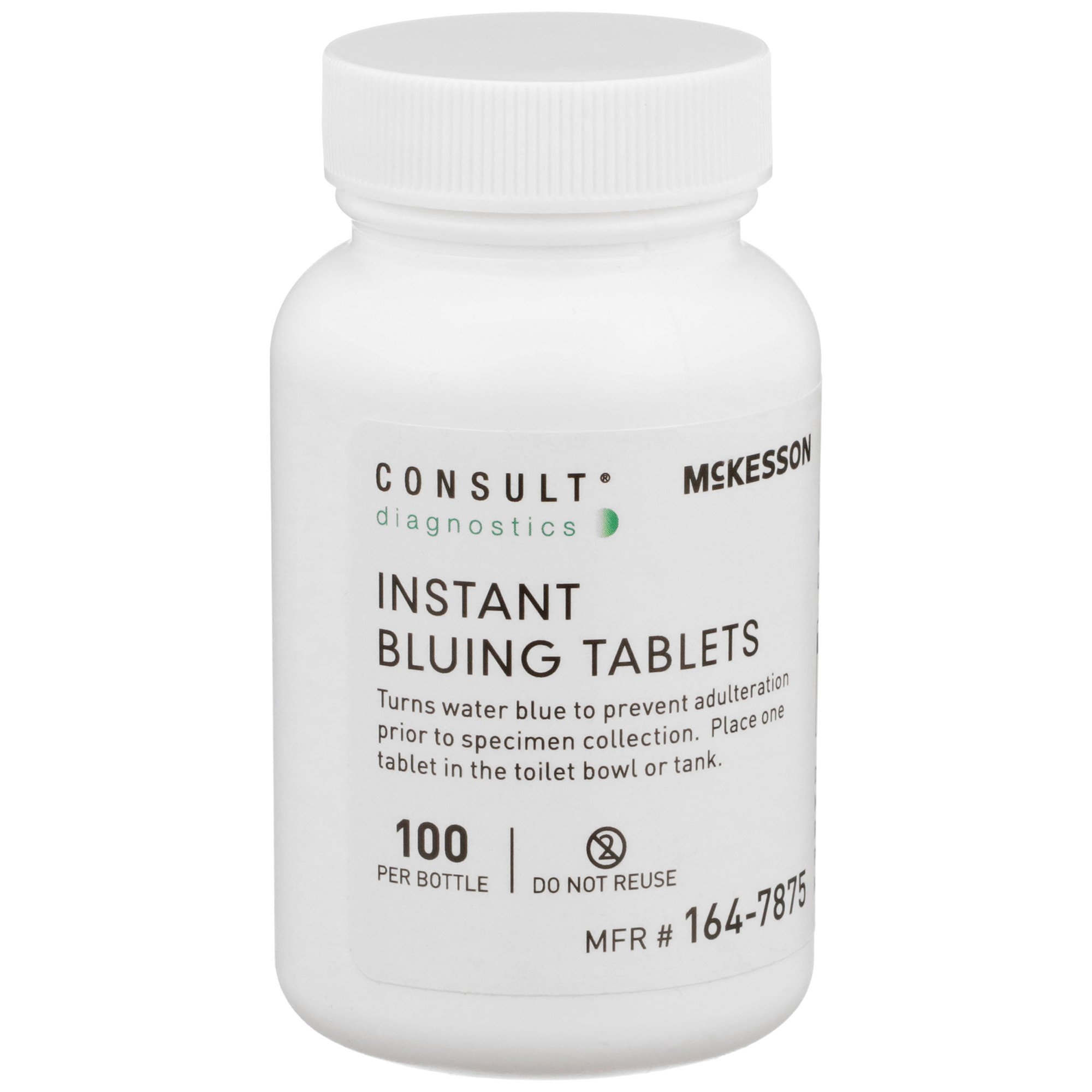 McKesson Brand 164-7875 - McKesson Consult™ Instant Bluing Tablets - 1/Bottle