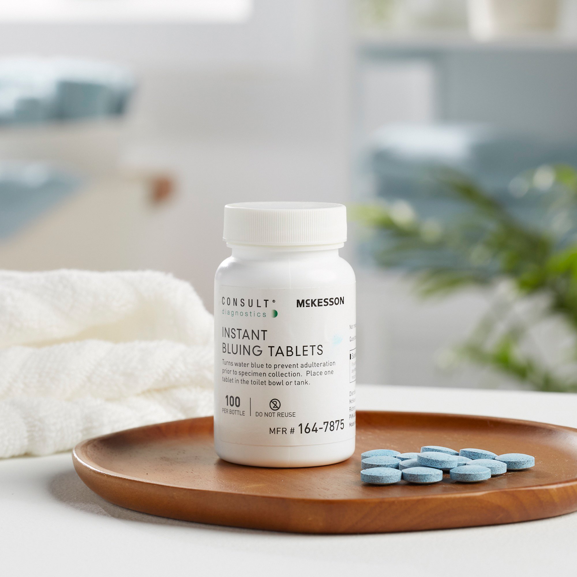 McKesson Brand 164-7875 - McKesson Consult™ Instant Bluing Tablets - 1/Bottle