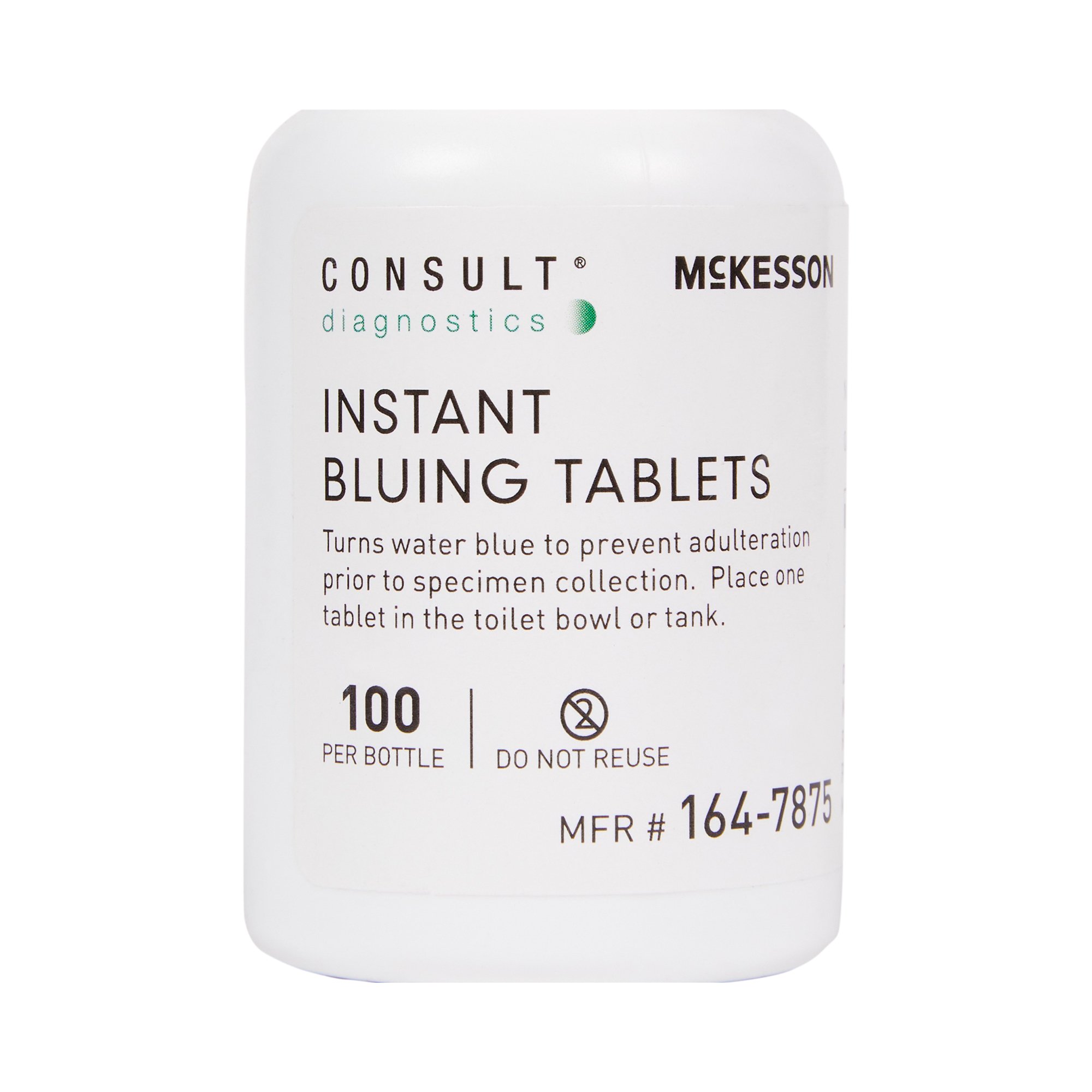 McKesson Brand 164-7875 - McKesson Consult™ Instant Bluing Tablets - 1/Bottle
