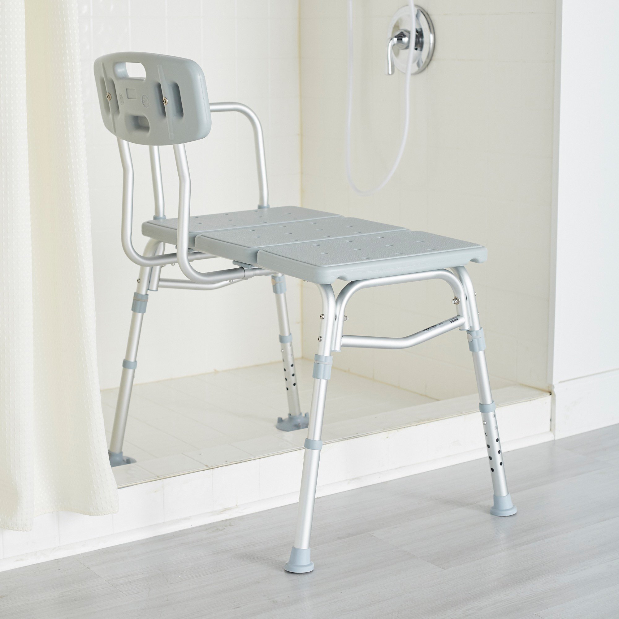 McKesson Brand - 146-12011KD-2 McKesson Knocked Down Bath Transfer Bench