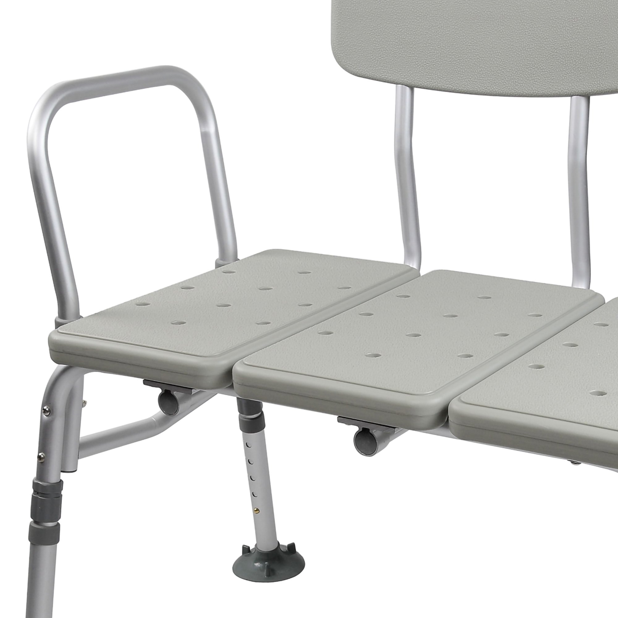 McKesson Brand - 146-12011KD-2 McKesson Knocked Down Bath Transfer Bench
