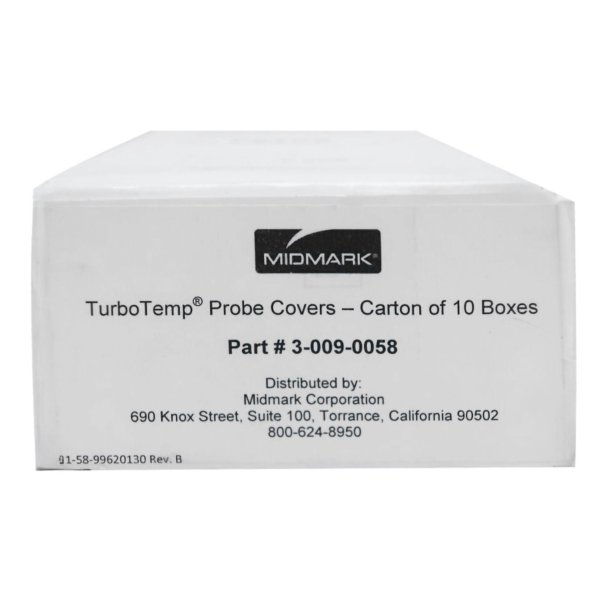 Midmark - 3-009-0058 Axillary / Oral Thermometer Probe Cover TurboTemp™ For use with the Alaris® Turbo Temp oral / axillary temperature probe 20 per Box