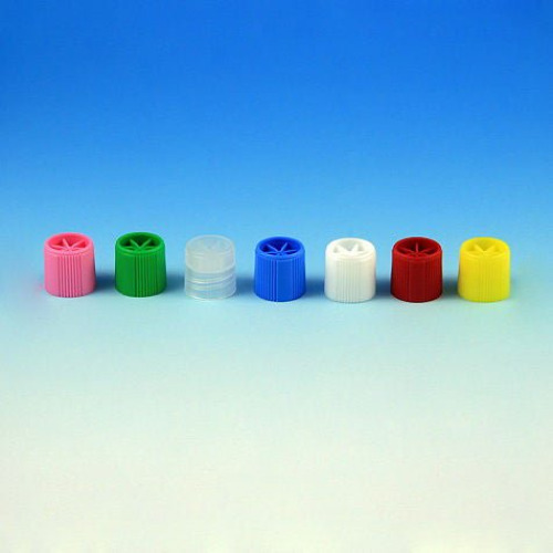 Globe Scientific - 6136Y Tube Closure Globe® Scientific Screw Cap NonSterile Yellow
