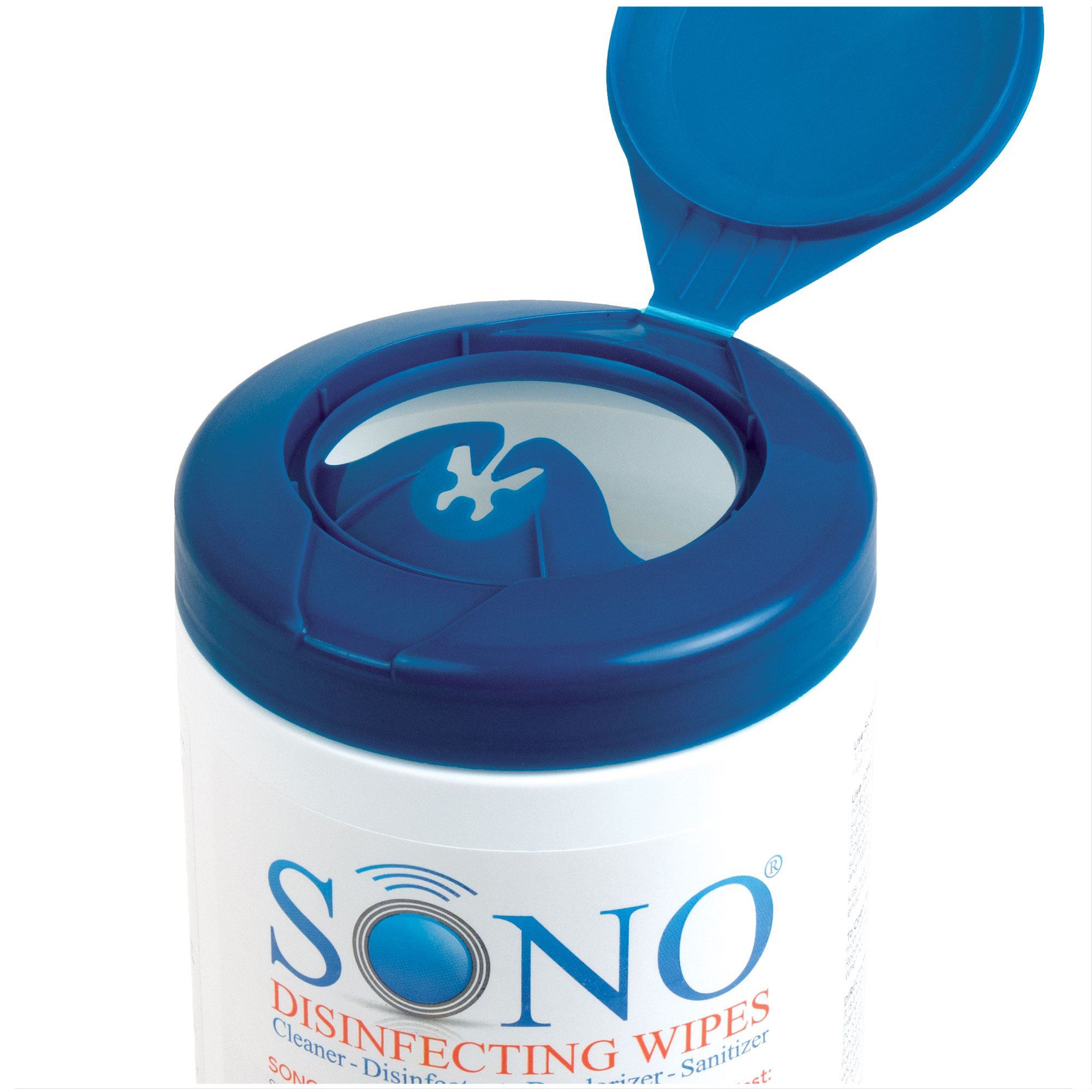 Advanced Ultrasound Solutions SONO4032 - Sono® Premoistened Surface Disinfectant Cleaner Wipes - 1/Pack, 6/Box