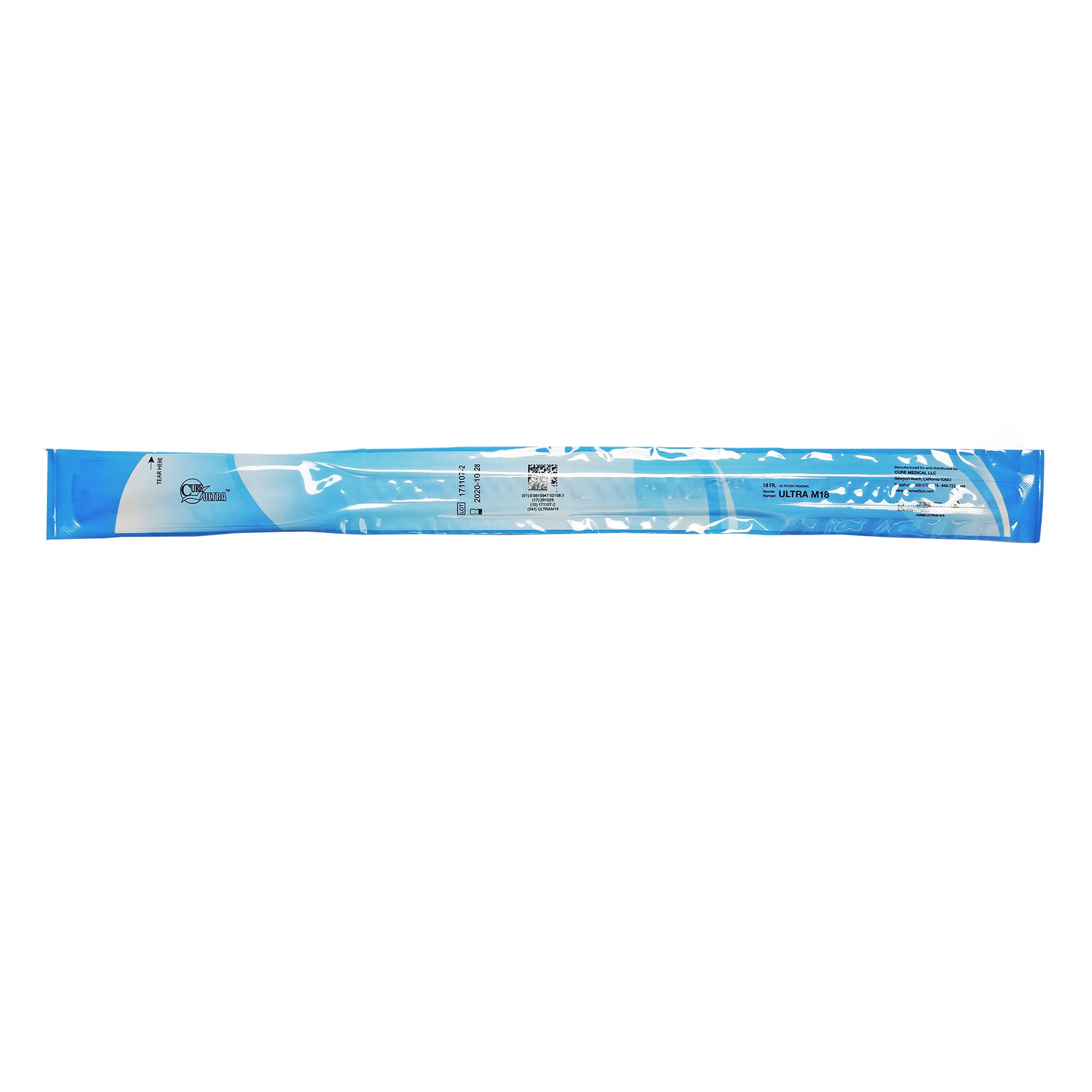 ConvaTec ULTRAM18 - Cure Ultra® Urethral Catheter - 1/Each, 30/Box, 300/Case