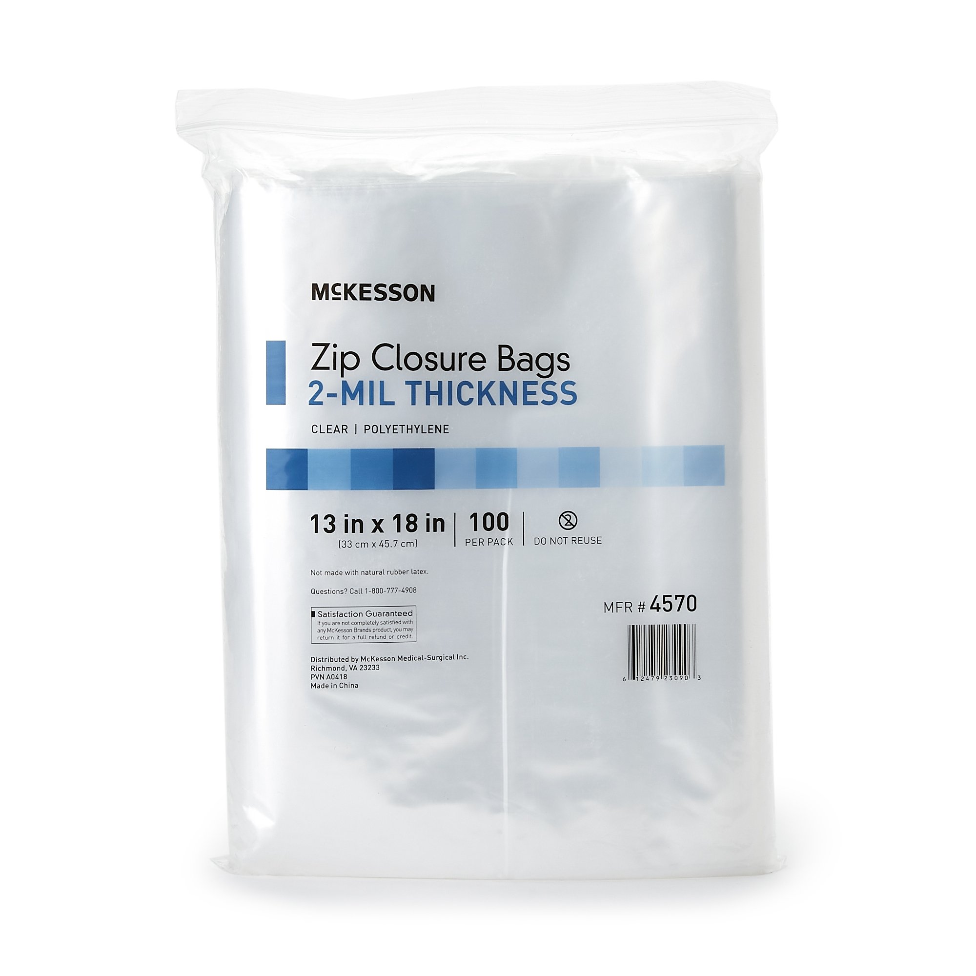 McKesson Brand - 4570 McKesson Zip Closure Bag