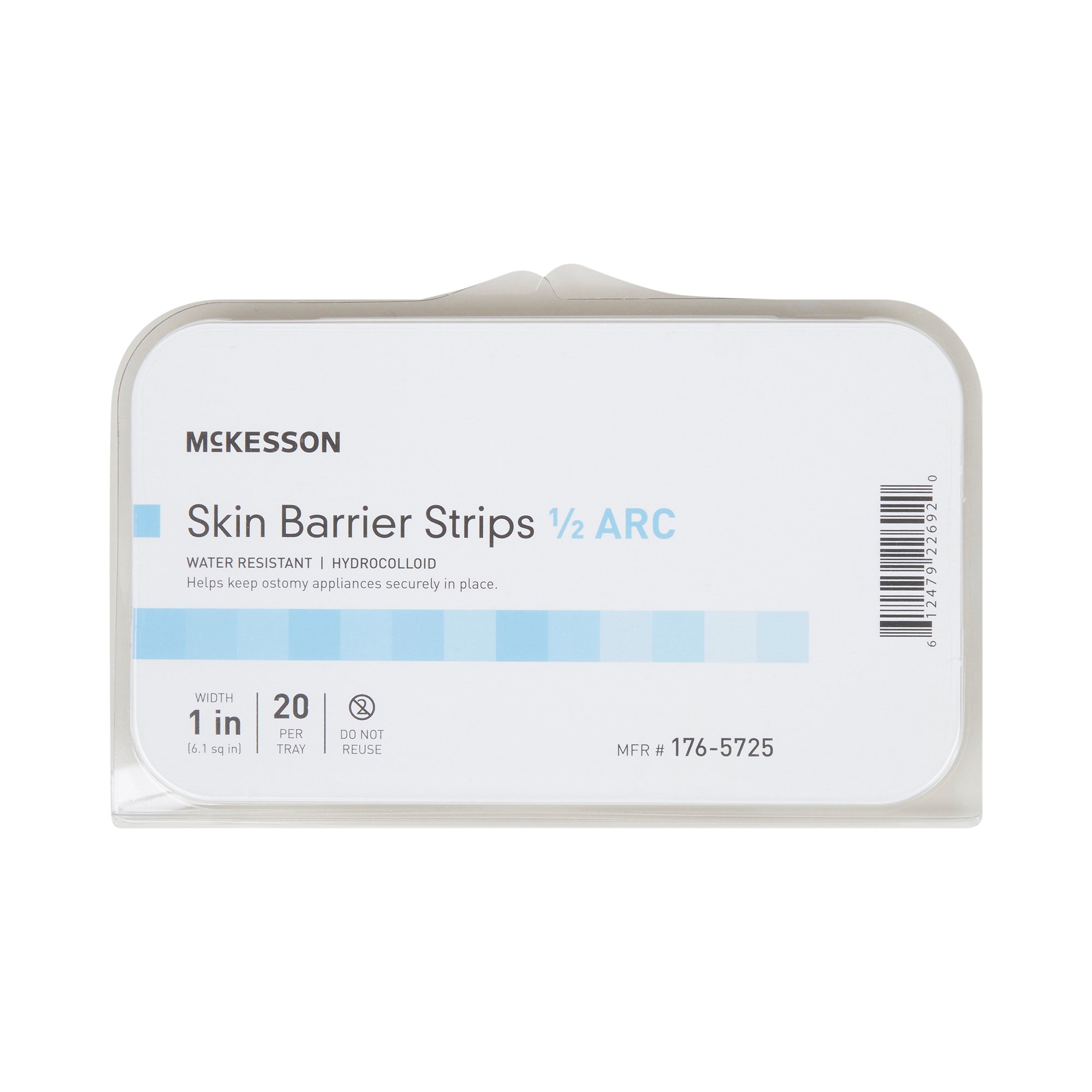 McKesson Brand - 176-5725 McKesson Skin Barrier Half-Arc Strip
