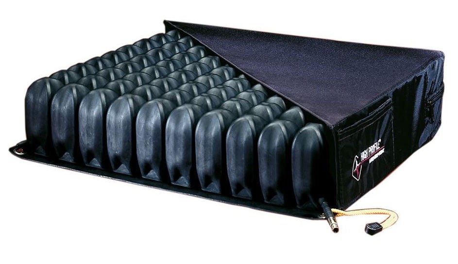 Crown Therapeutics - 1R1113C Seat Cushion ROHO® High Profile® Single Compartment 20 W X 23 L X 4-1/4 D Inch Neoprene Air Cells