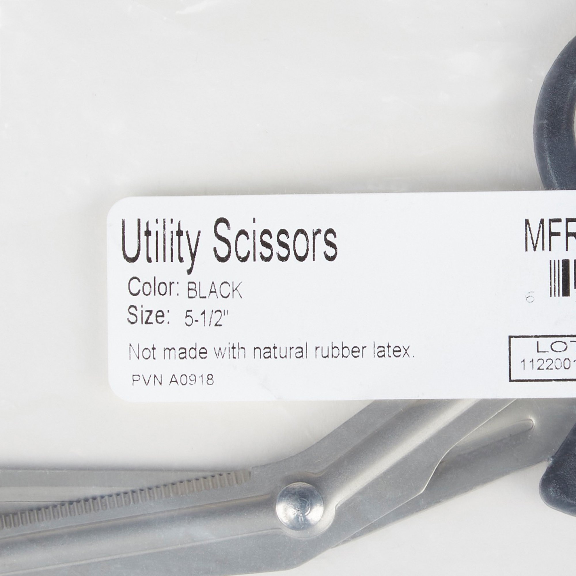 McKesson Brand 321BKMM - McKesson Medicut™ Trauma Shears, Black, 5.5 Inch length - 1/Each, 10/Case