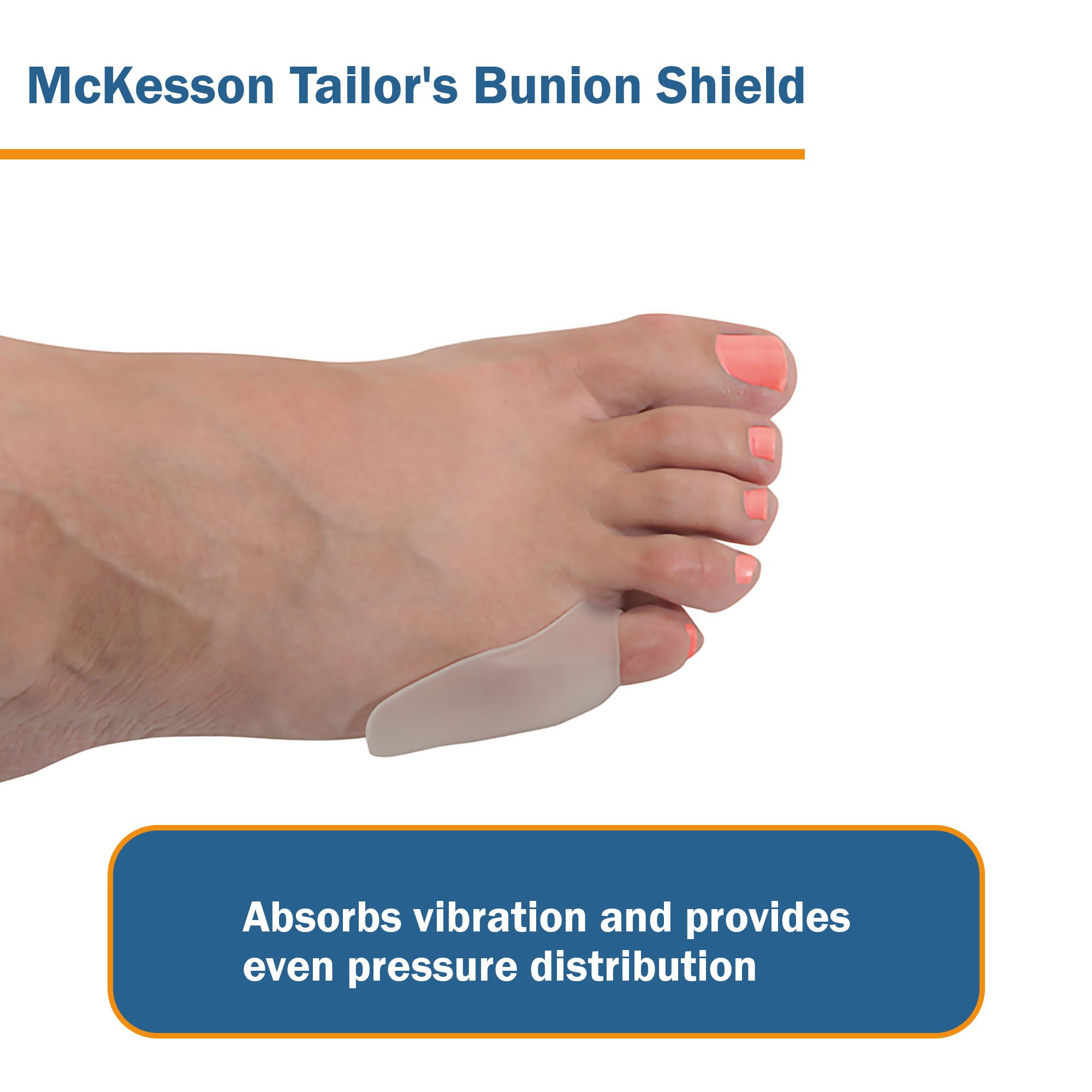 McKesson Brand 96993 - McKesson Tailor's Bunion Shield - 1/Each