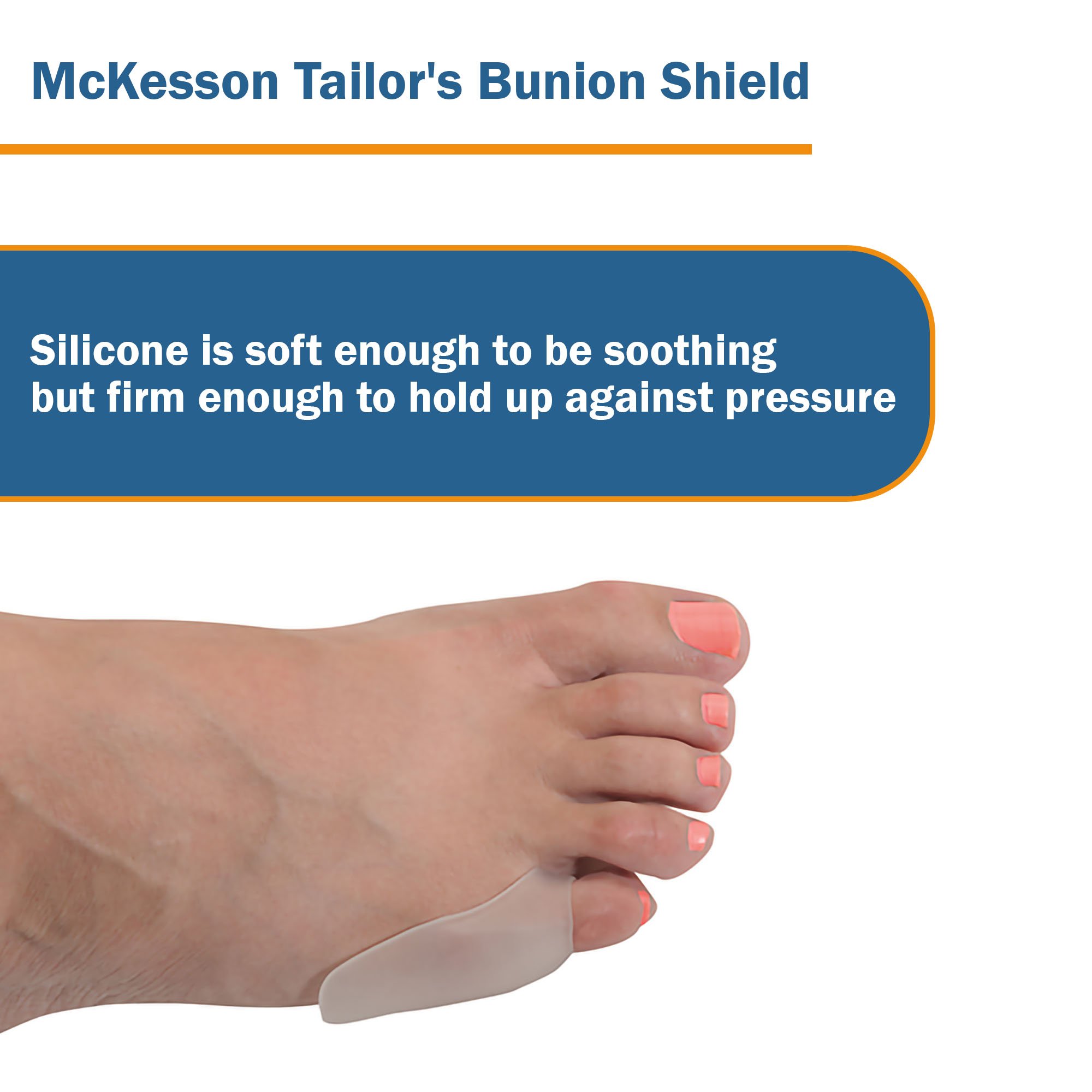 McKesson Brand 96993 - McKesson Tailor's Bunion Shield - 1/Each