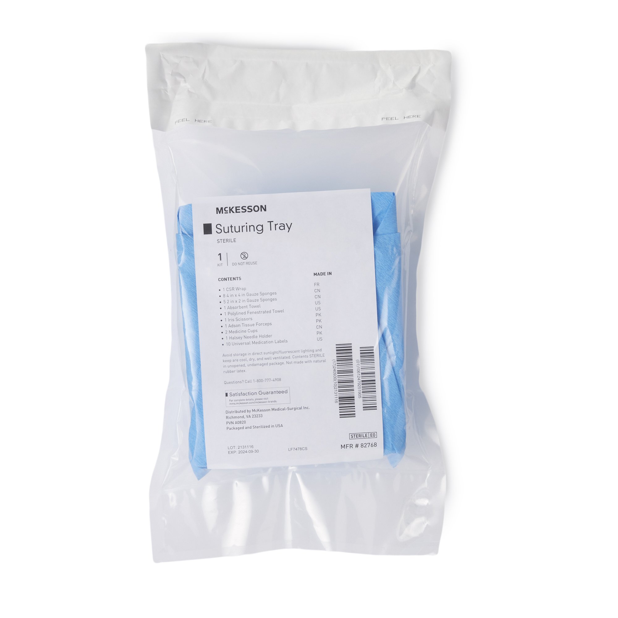 McKesson Suture Tray 82768 by McKesson Brand