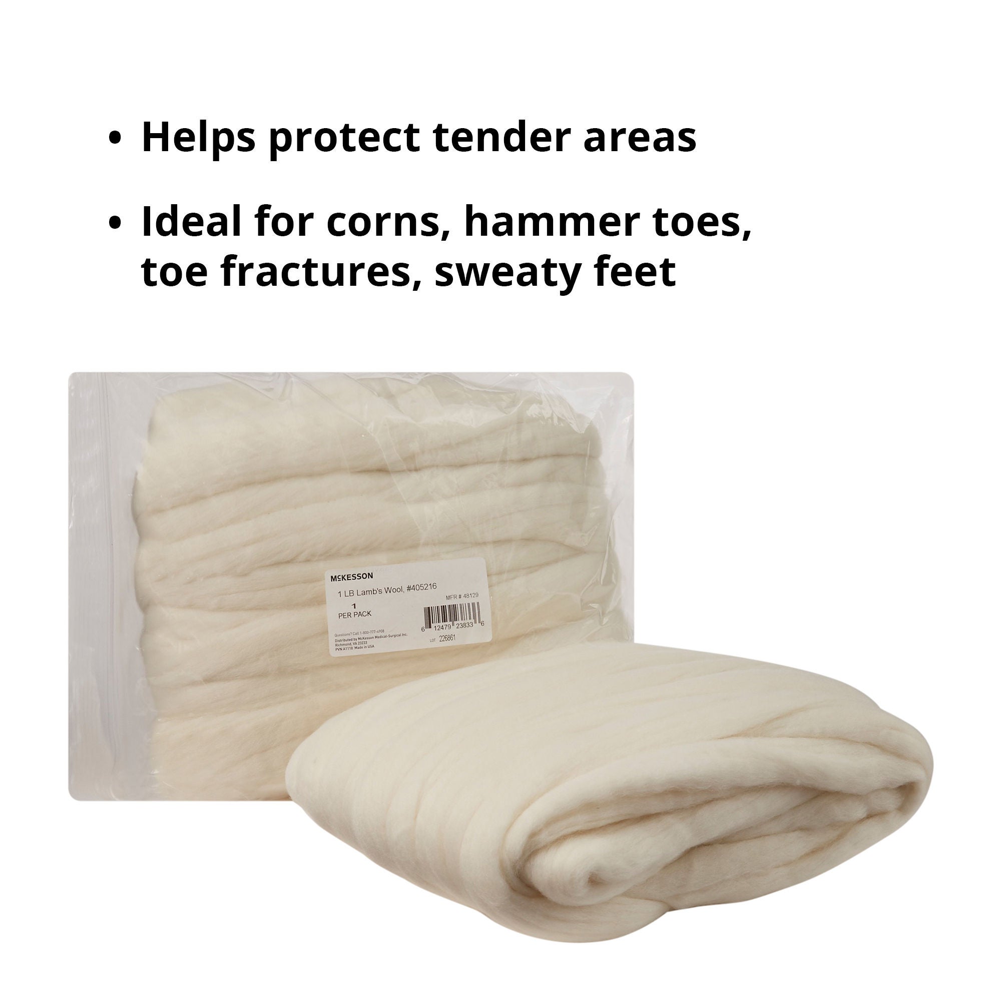 McKesson Brand - 48129 McKesson Lamb's Wool