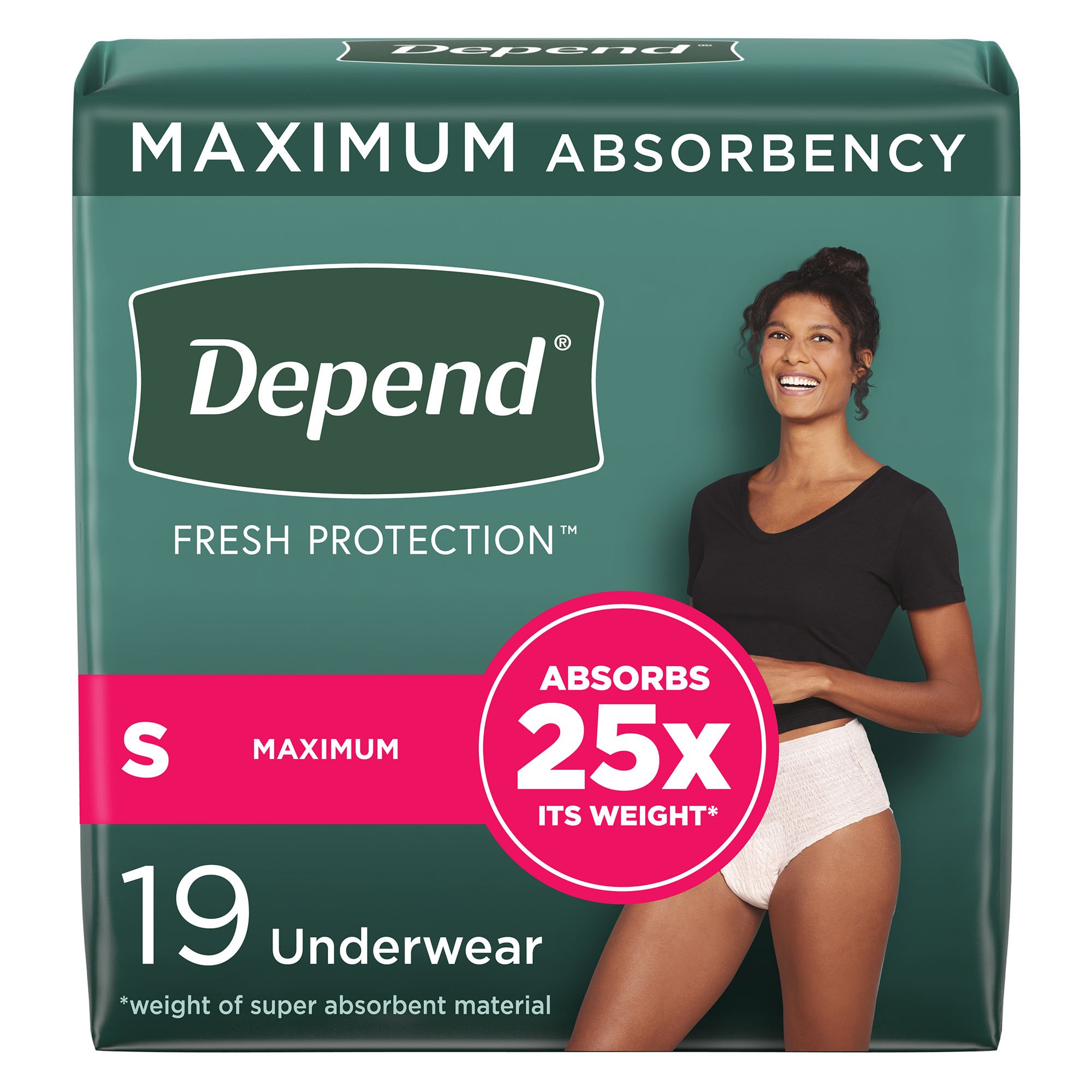 Kimberly Clark - 47915 Depend® Fresh Protection™ Women's Maximum Absorbency Underwear