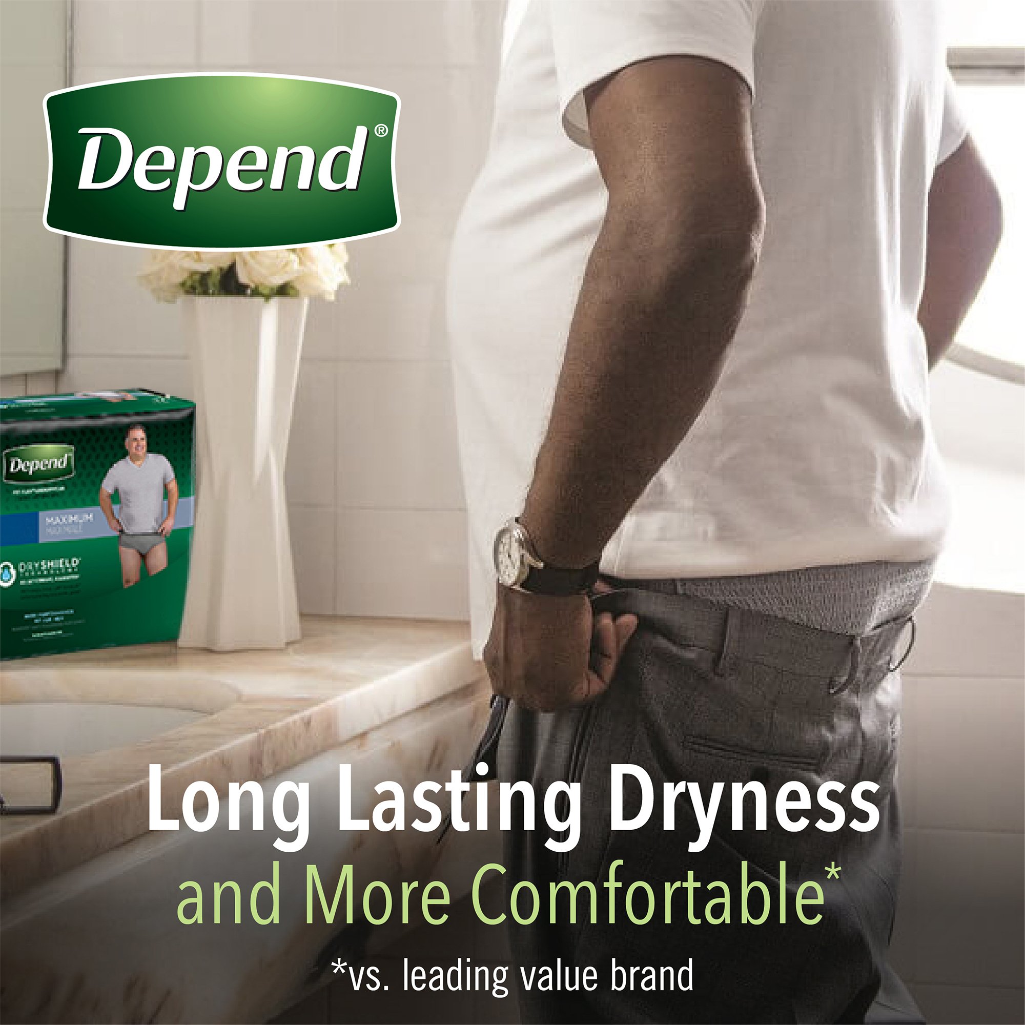 Kimberly Clark - 47930 Depend® Fresh Protection™ Men's Maximum Absorbency Underwear