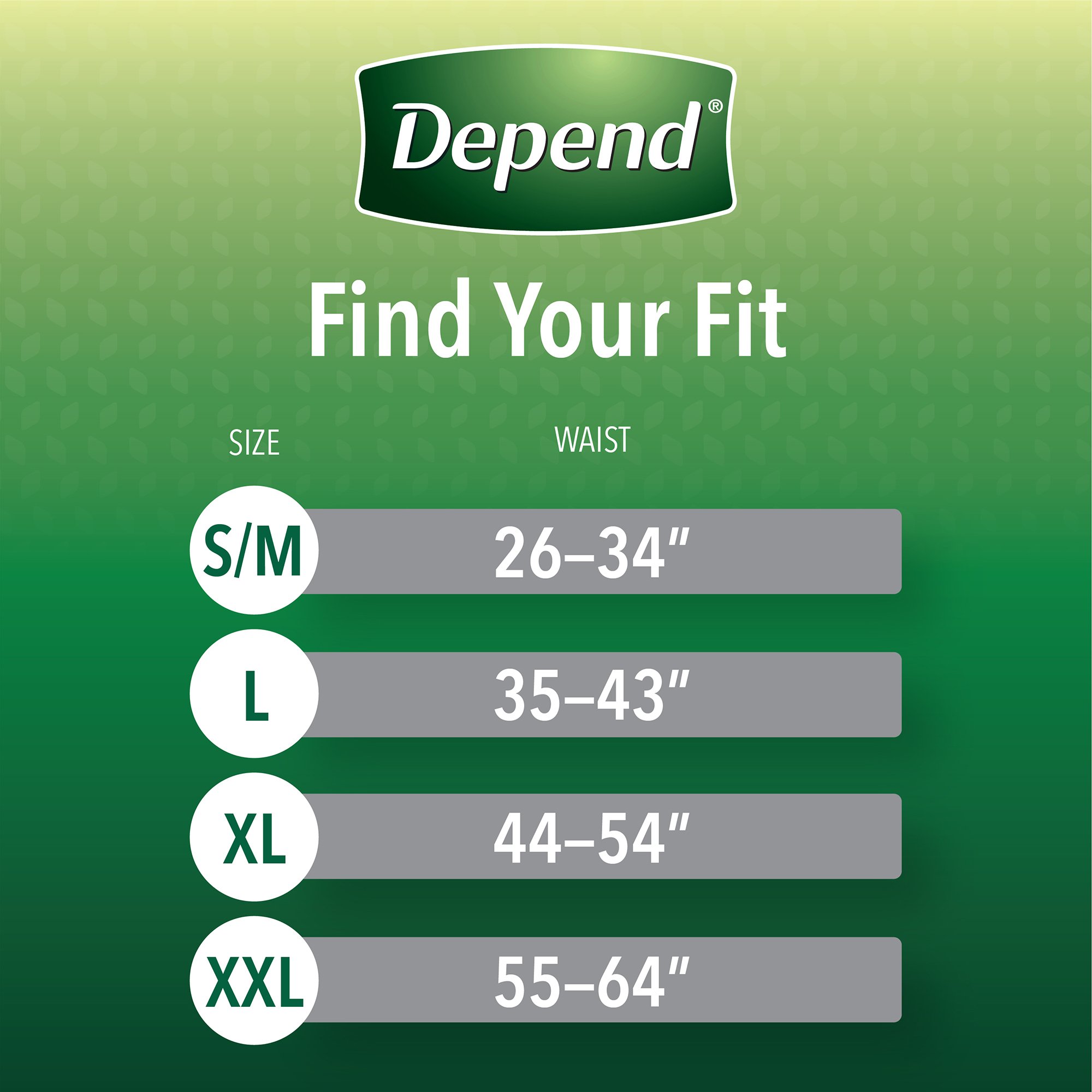Kimberly Clark - 47930 Depend® Fresh Protection™ Men's Maximum Absorbency Underwear