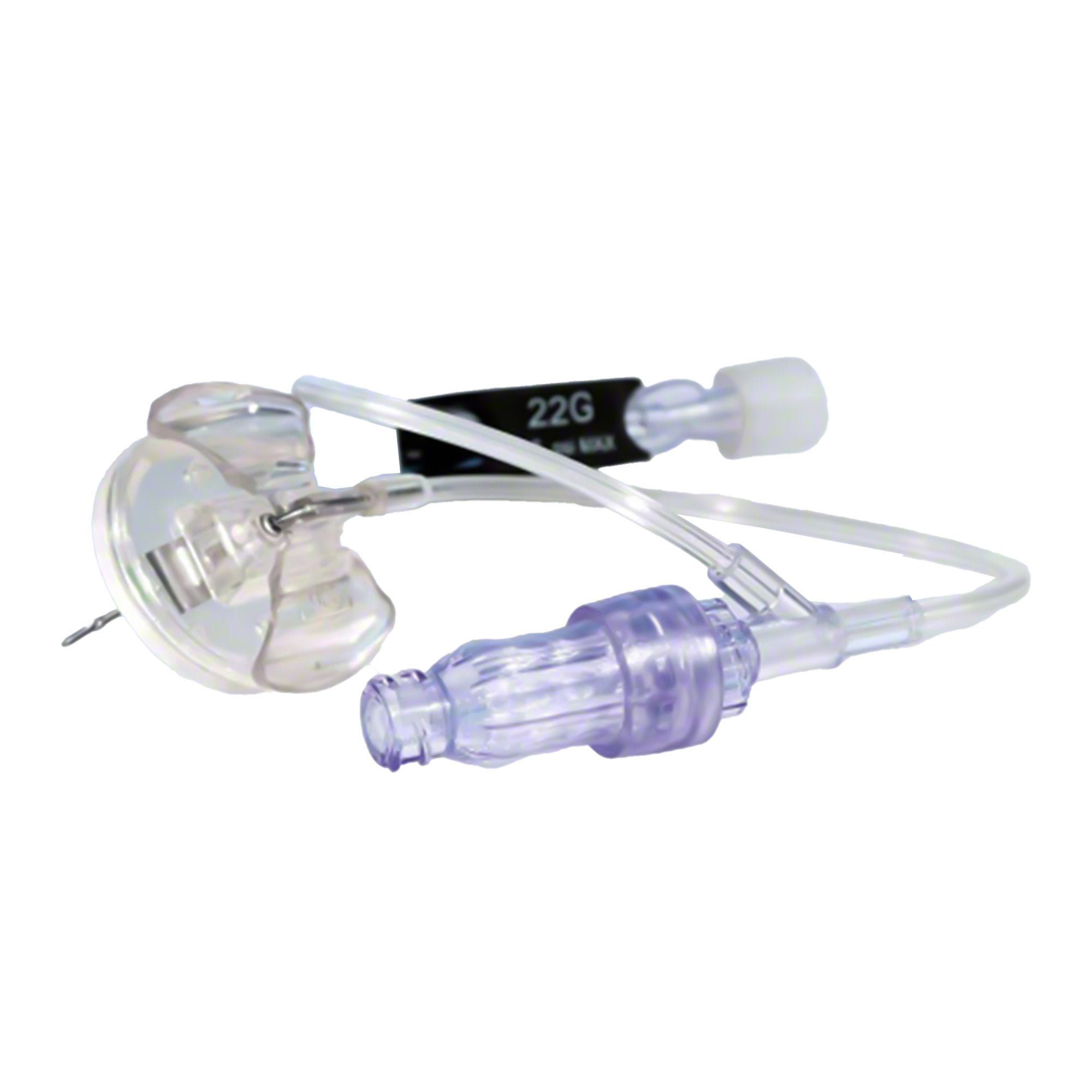 B. Braun - 4447055-02 Huber Needle Infusion Set Surecan™ Safety II 22 Gauge 4/5 Inch 8 Inch Tubing Needleless Y-Site Injection Port