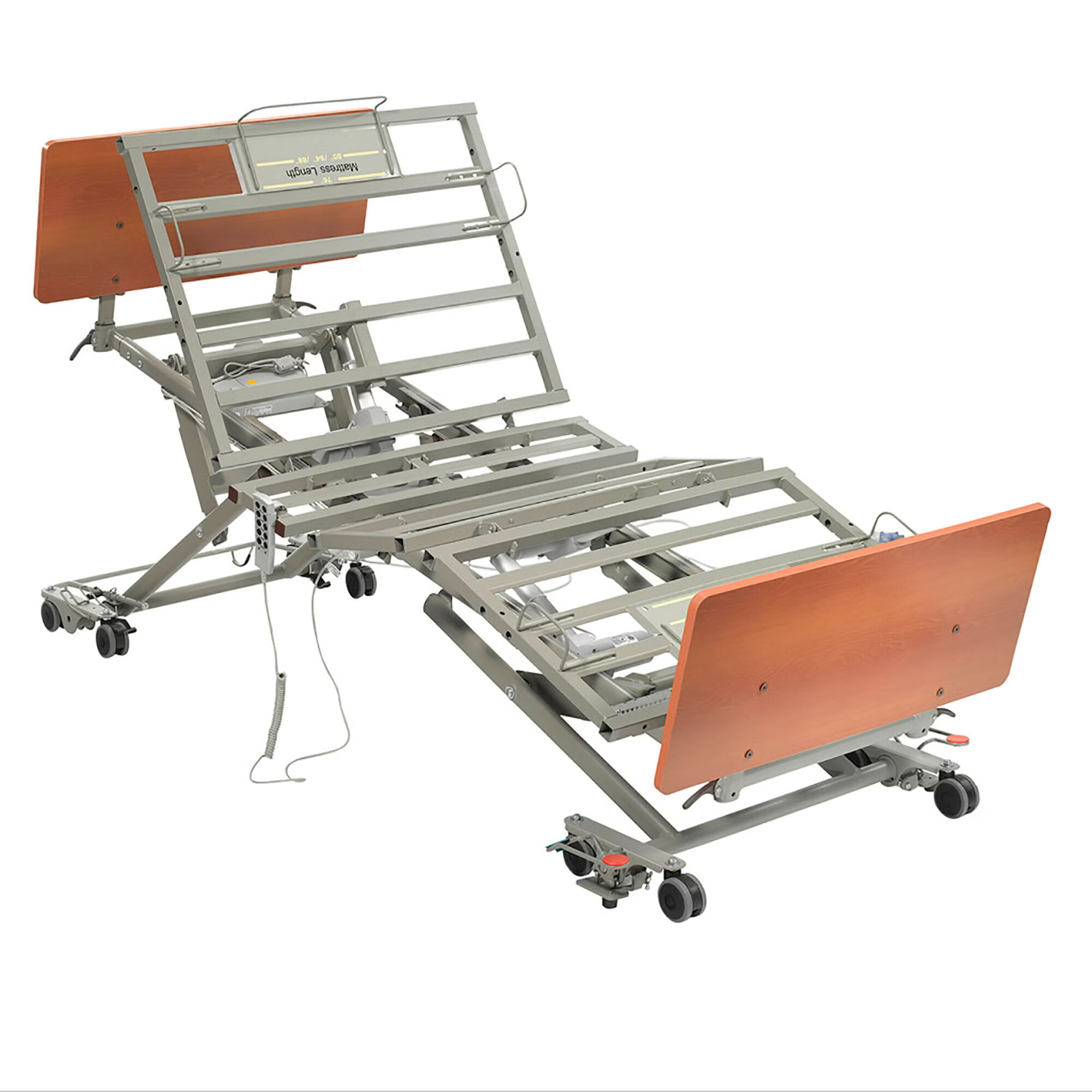 Drive DeVilbiss Healthcare - P703 Electric Bed Prime Care Long Term Care 84 Inch Length Slat Deck 8 Functions 7 to 30 Inch Height Range