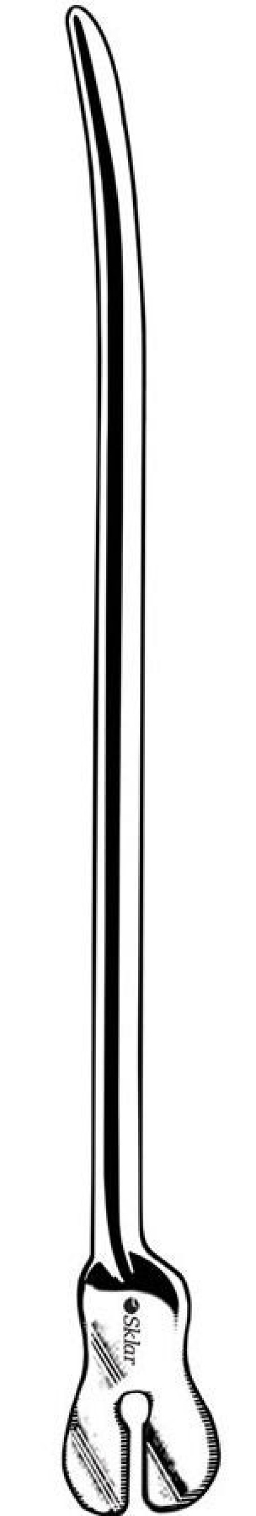 Sklar - 30-1260 Grooved Director and Tongue Tie Sklar® Doyen 5-3/4 Inch Length Curved Probe End NonSterile