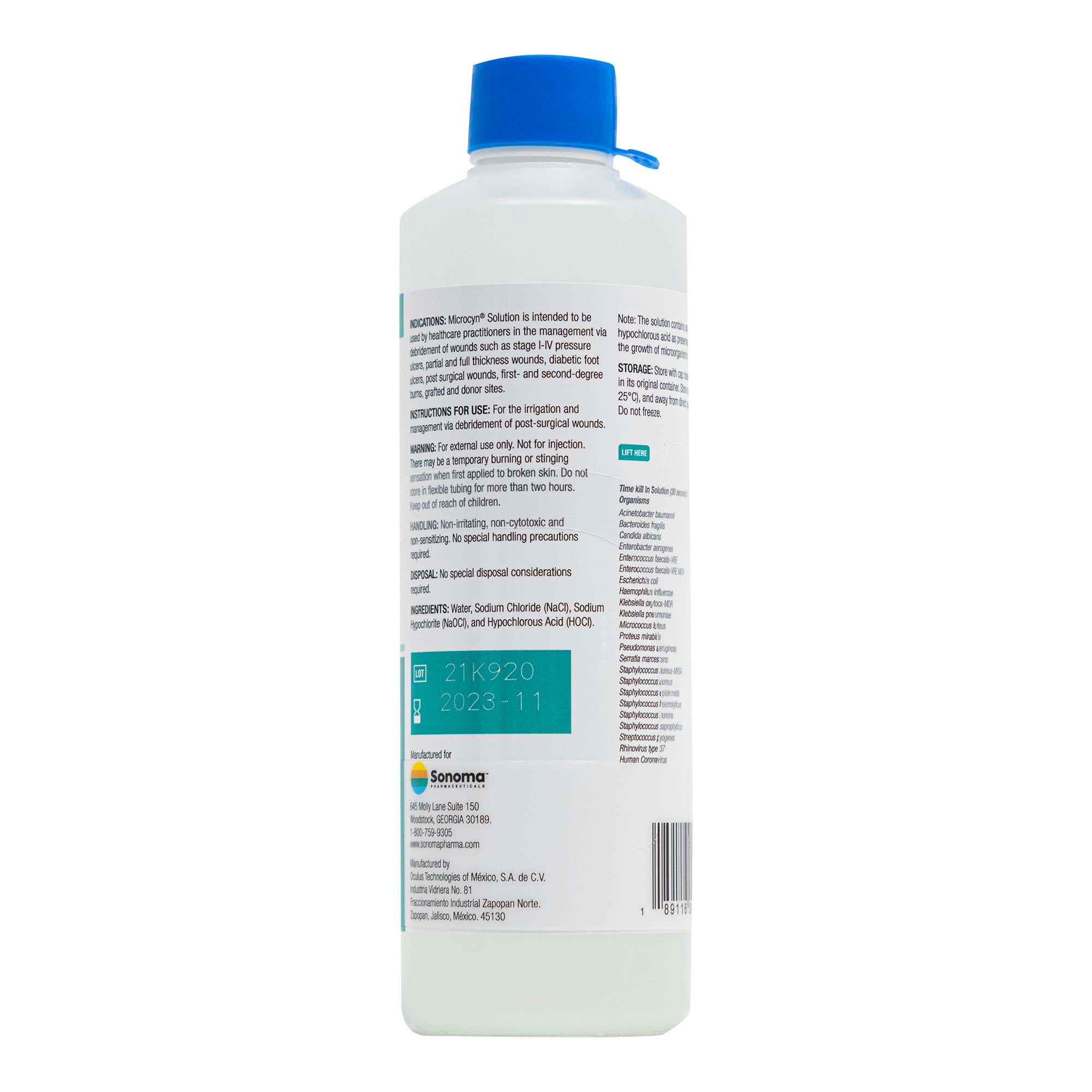 Microcyn Wound Cleanser 84798 by Sonoma Pharmaceuticals