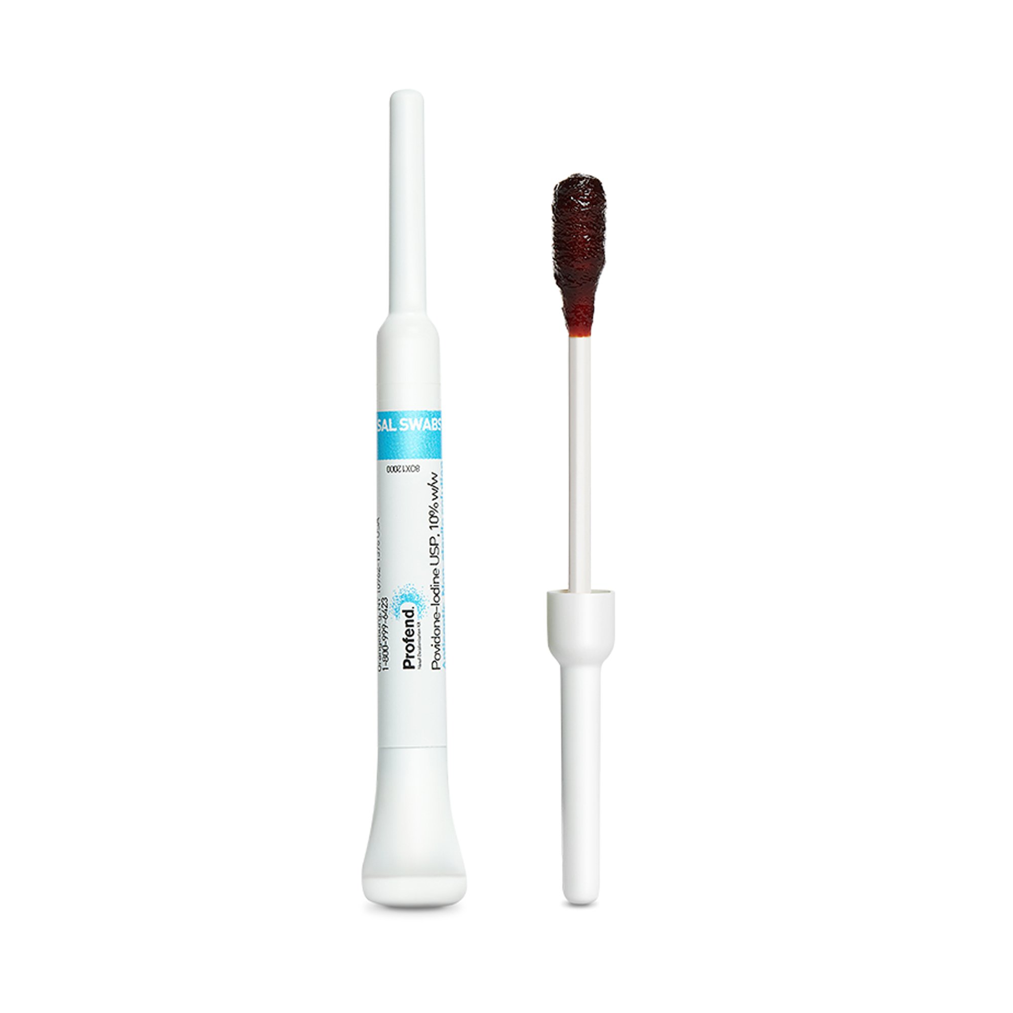 Professional Disposables X12048 - Profend® Impregnated Nasal Swabstick Kit - 12/Box, 48/Case