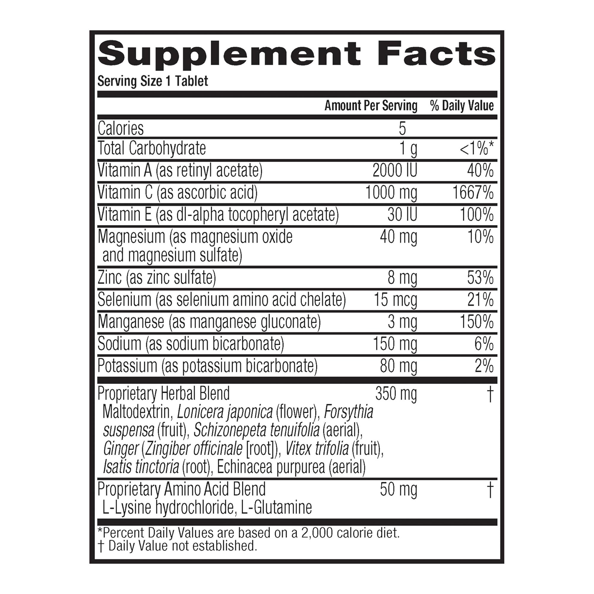 Reckitt Benckiser 64786510094 - Airborne® Original Immune Support Supplement Effervescent Tablets, Strawberry - 1/Box