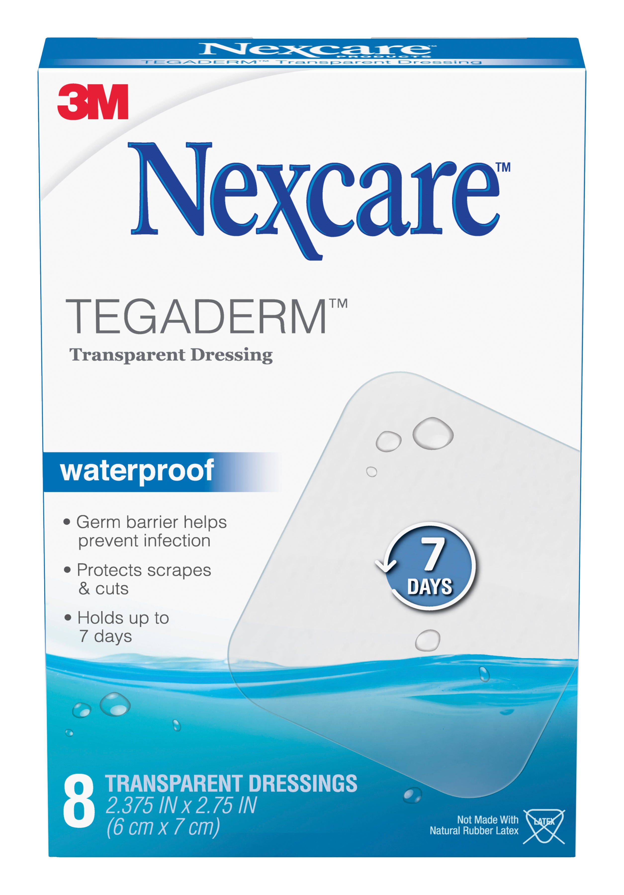 Solventum Corporation - 05113164114 Transparent Film Dressing Nexcare™ Tegaderm™ 2-3/8 X 2-3/4 Inch 1 Tab Delivery Rectangle Sterile