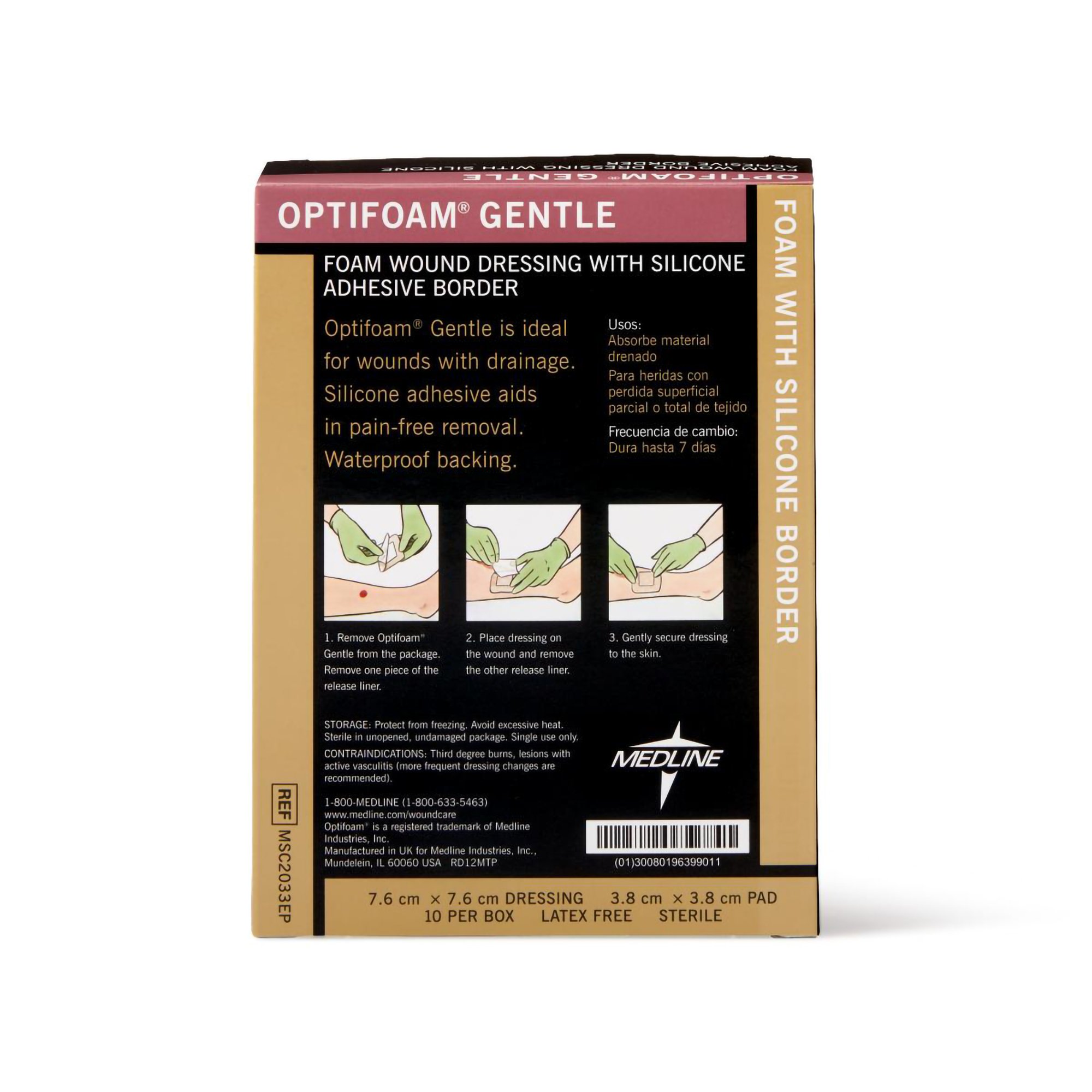 Medline MSC2033EP - 1/Each, 10/Box, 100/Case