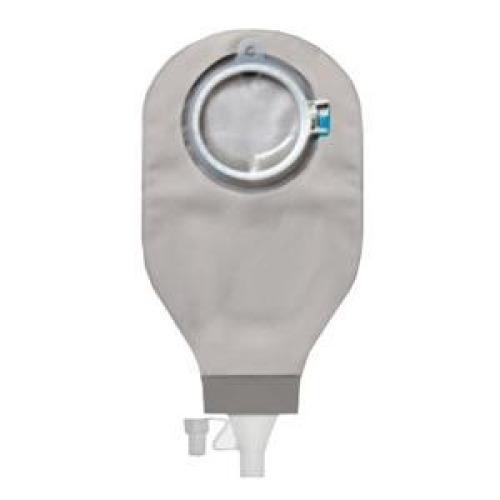 Coloplast 18642 - SenSura® Mio Click High Output 2-Piece Transparent Ileostomy Pouch, Yellow Match - 10/Box