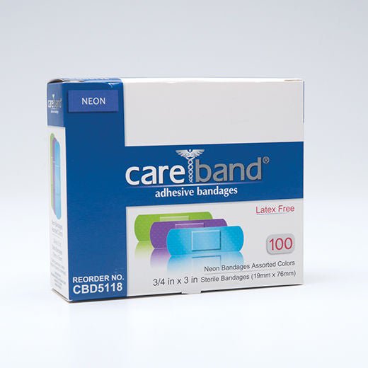 ASO LLC - CBD5118-012-000 Careband™ Neon Adhesive Strip