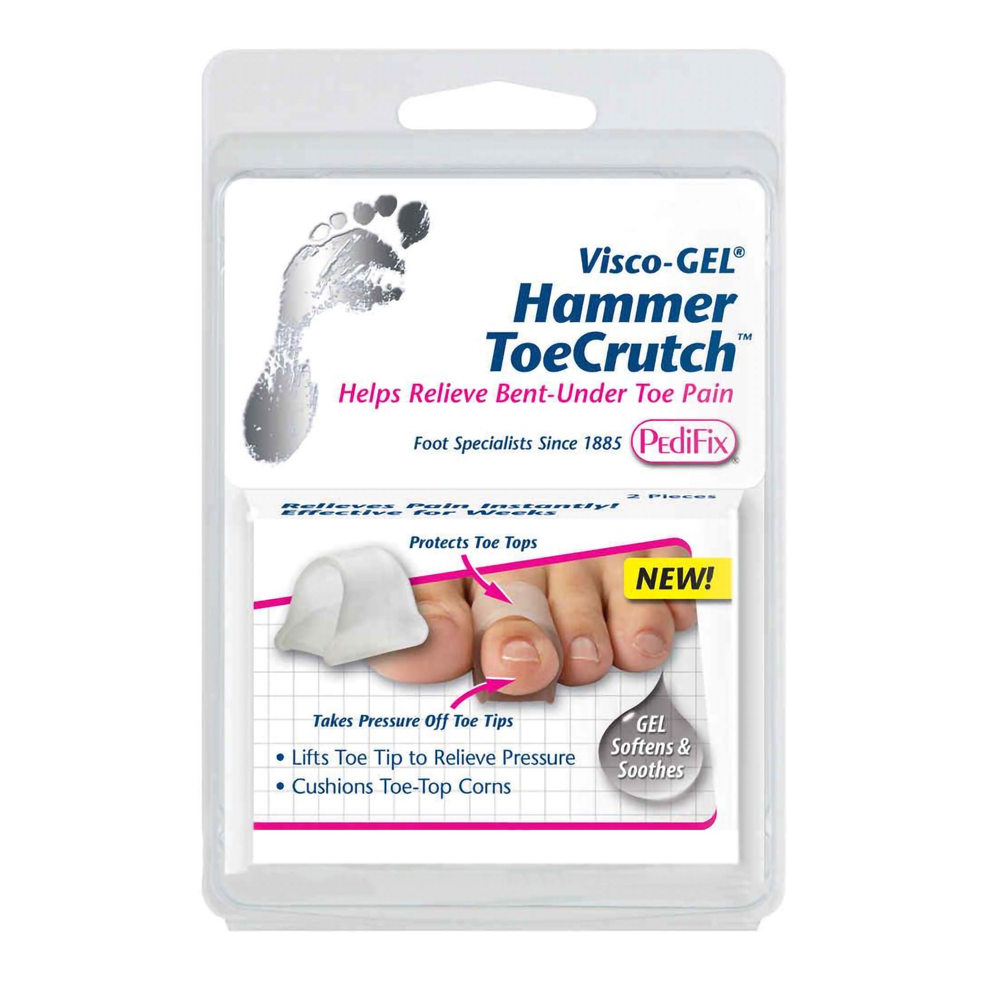Pedifix - 1037-S Visco-GEL® Hammer ToeCrutch™ Hammer Toe Cushion