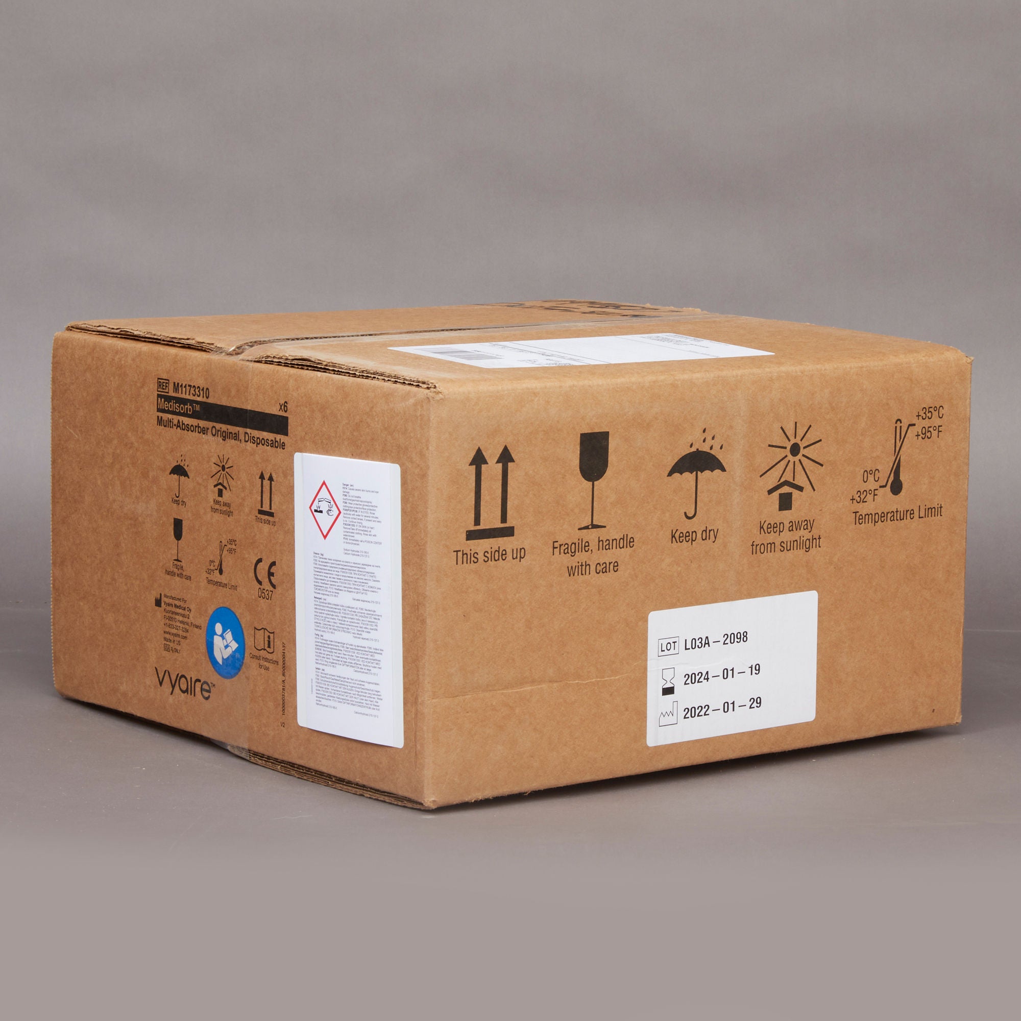 Zoll Medical - 29657-001 Ventilator Circuit LTV Series Corrugated Tube 72 Inch Tube Dual Limb Adult Without Breathing Bag Single Patient Use