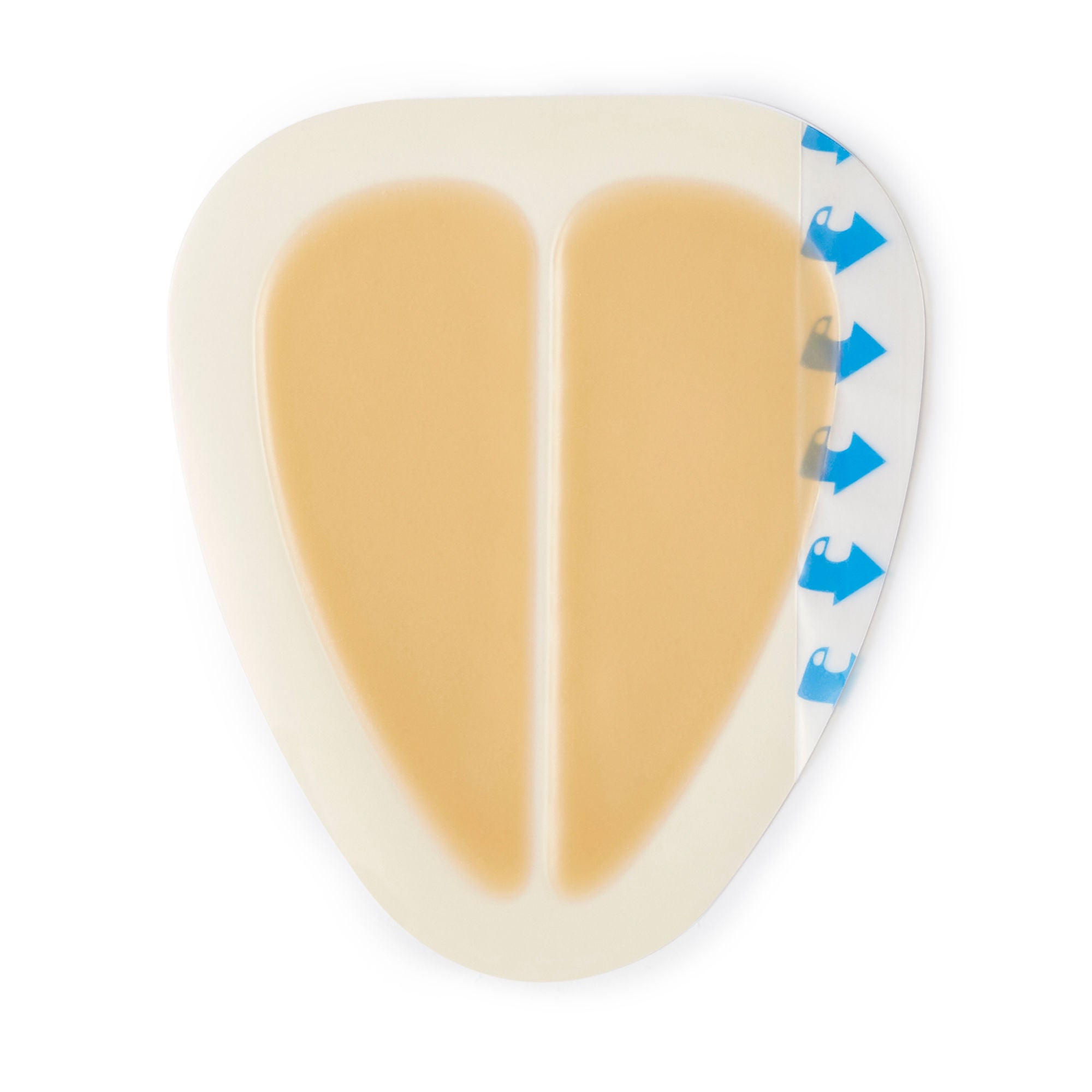 DermaRite Industries - 32670 Thin Hydrocolloid Dressing DermaFilm® Film Backing 6 X 7 Inch Triangle Hydrocolloid / Film