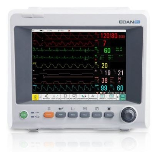 EdanUSA & MDPro - IM50_TOUCH Patient Monitor Edan® iM50_TOUCH Gas and Monitoring CO2 AC Power / Battery Operated