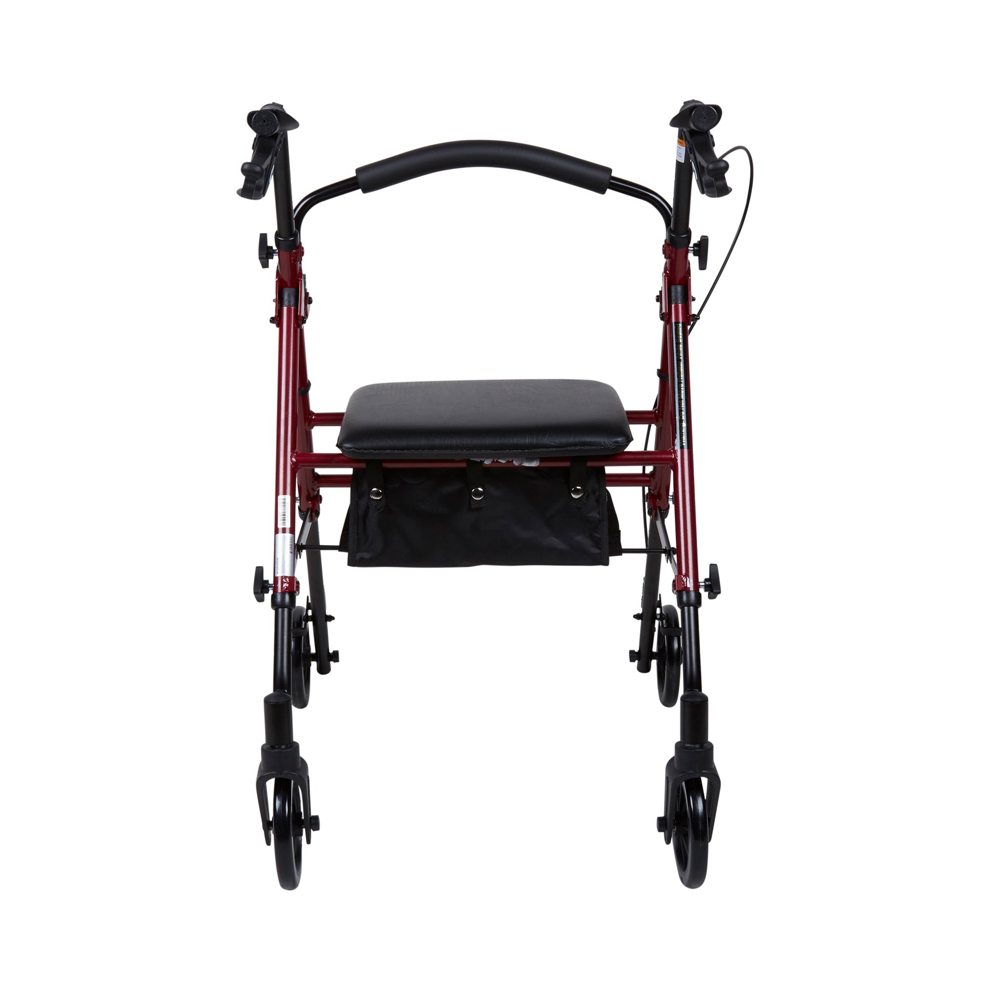 McKesson Brand 146-RTL10261RD - McKesson Four-Wheel Rollator - 1/Each