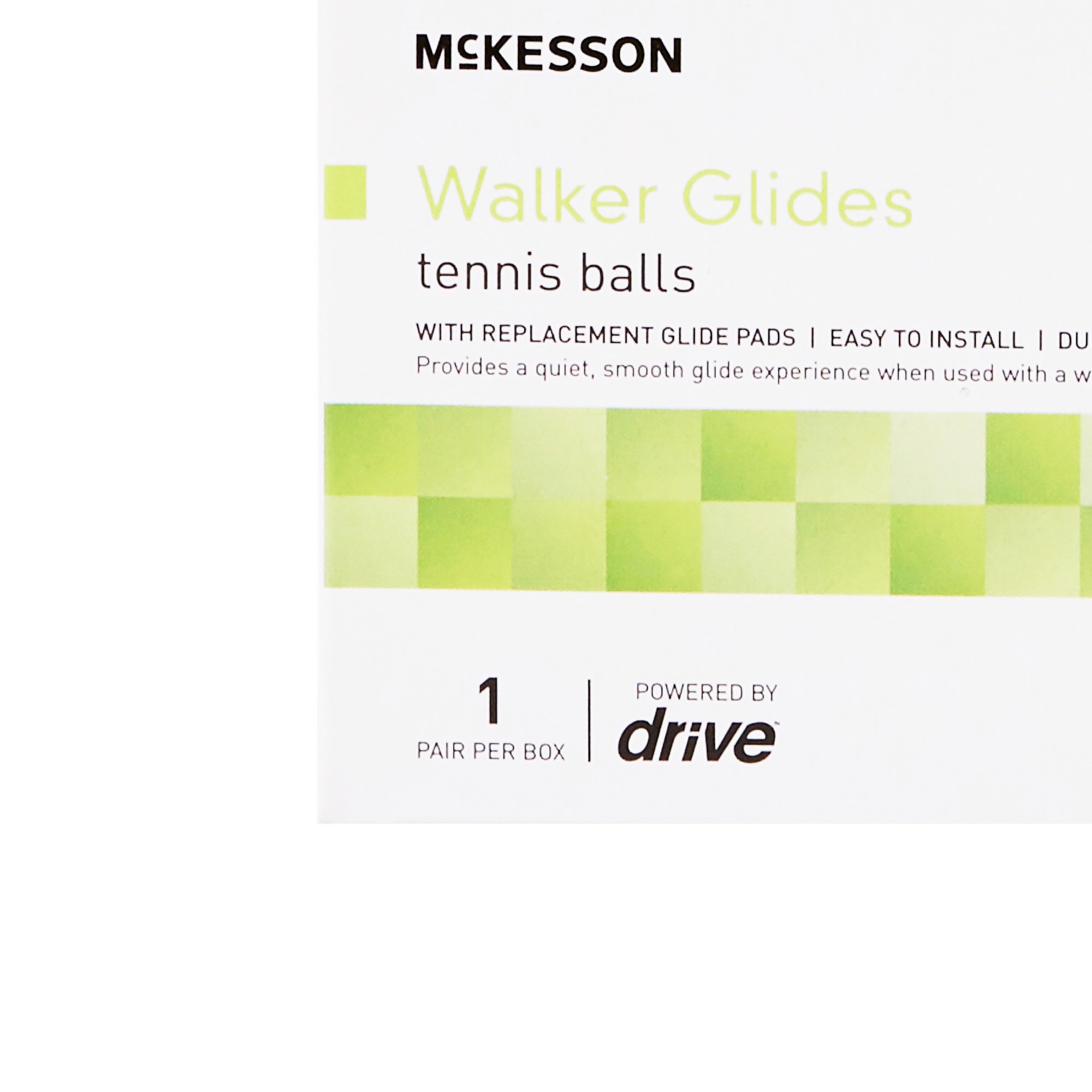 McKesson Brand 146-10121 - McKesson Tennis Ball Glide Pads - 1/Box, 10/Case