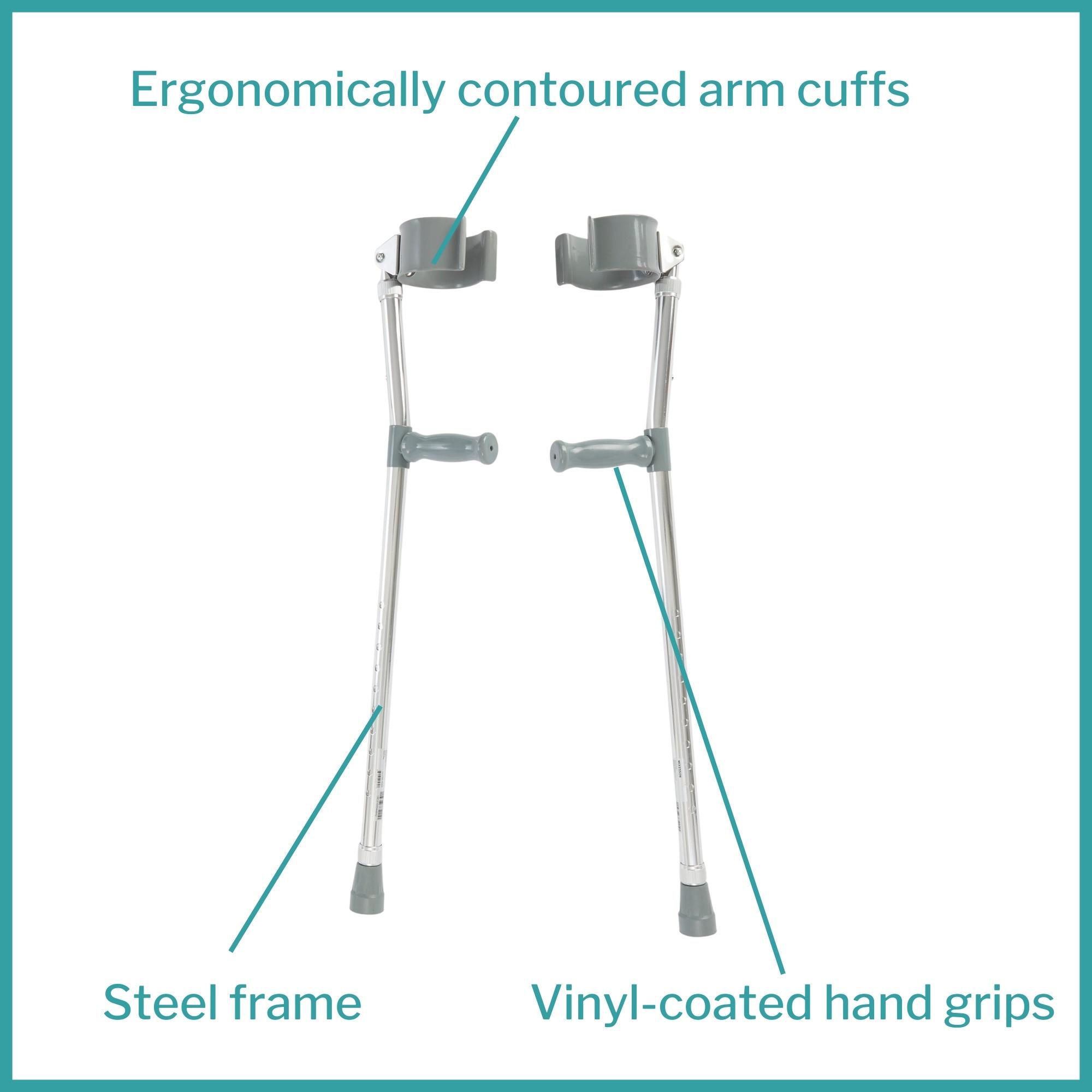 McKesson Brand - 146-10403 McKesson Forearm Crutch