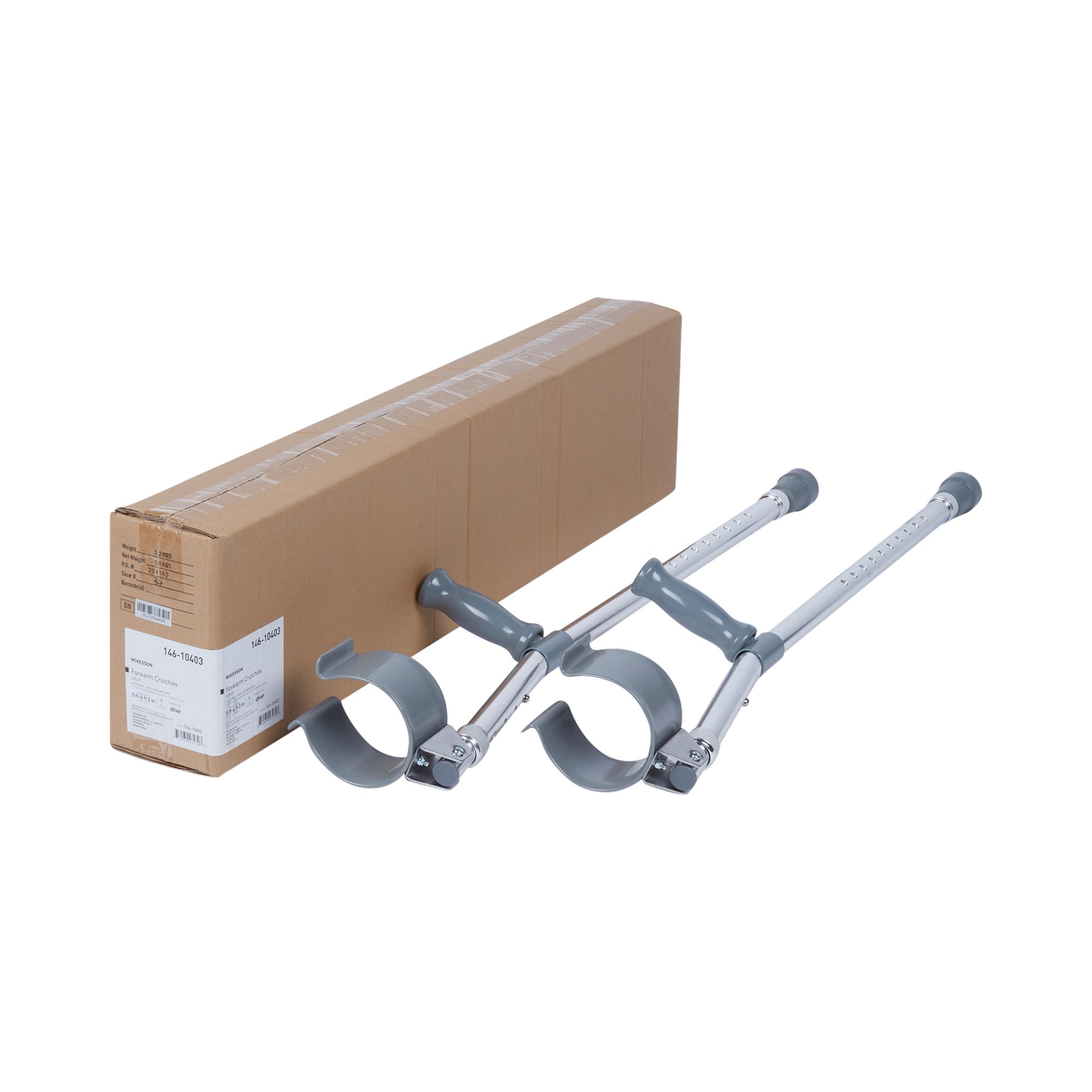 McKesson Brand 146-10403 - McKesson Forearm Crutch - 1/Box, 6/Case