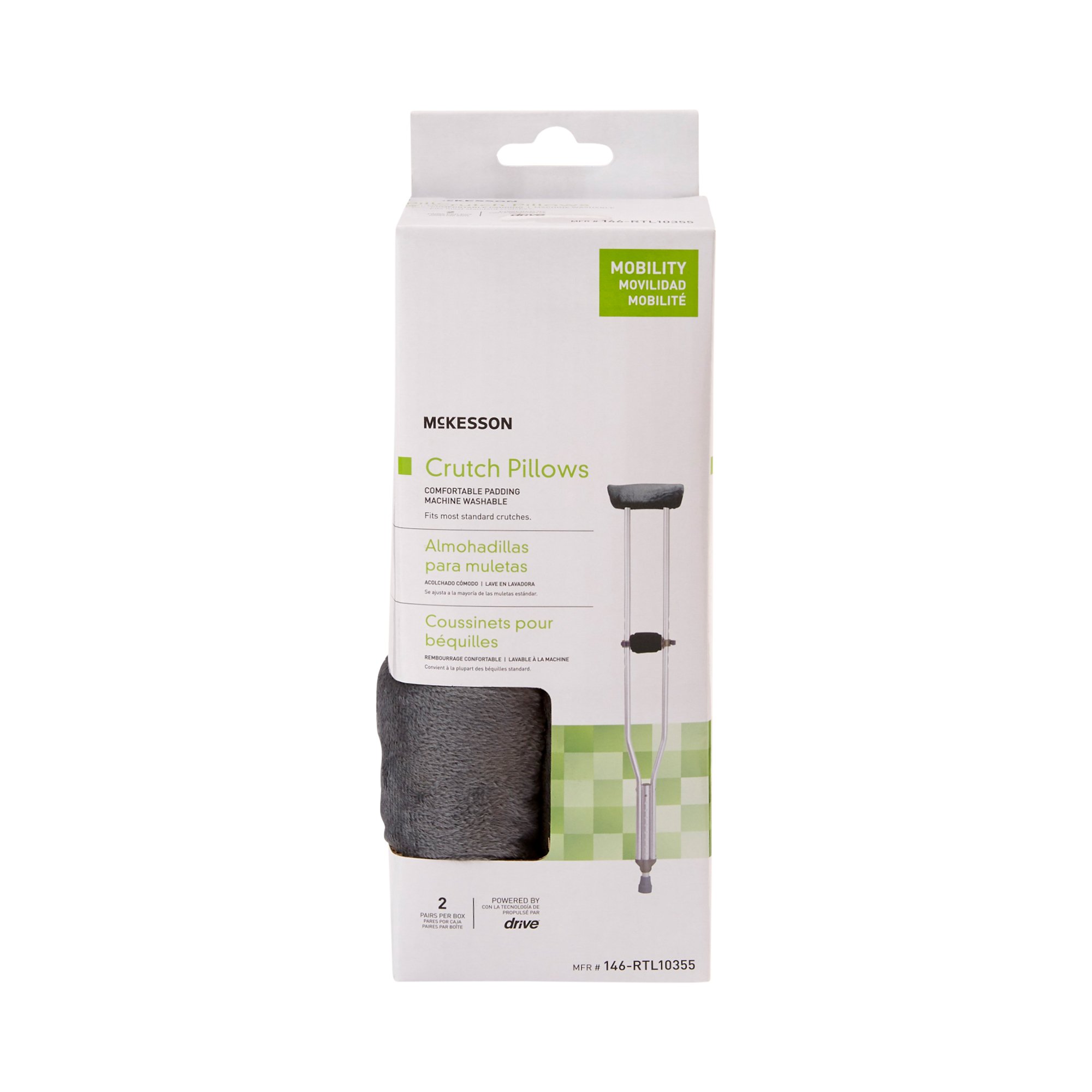 McKesson Brand - 146-RTL10355 McKesson Crutch Pillows
