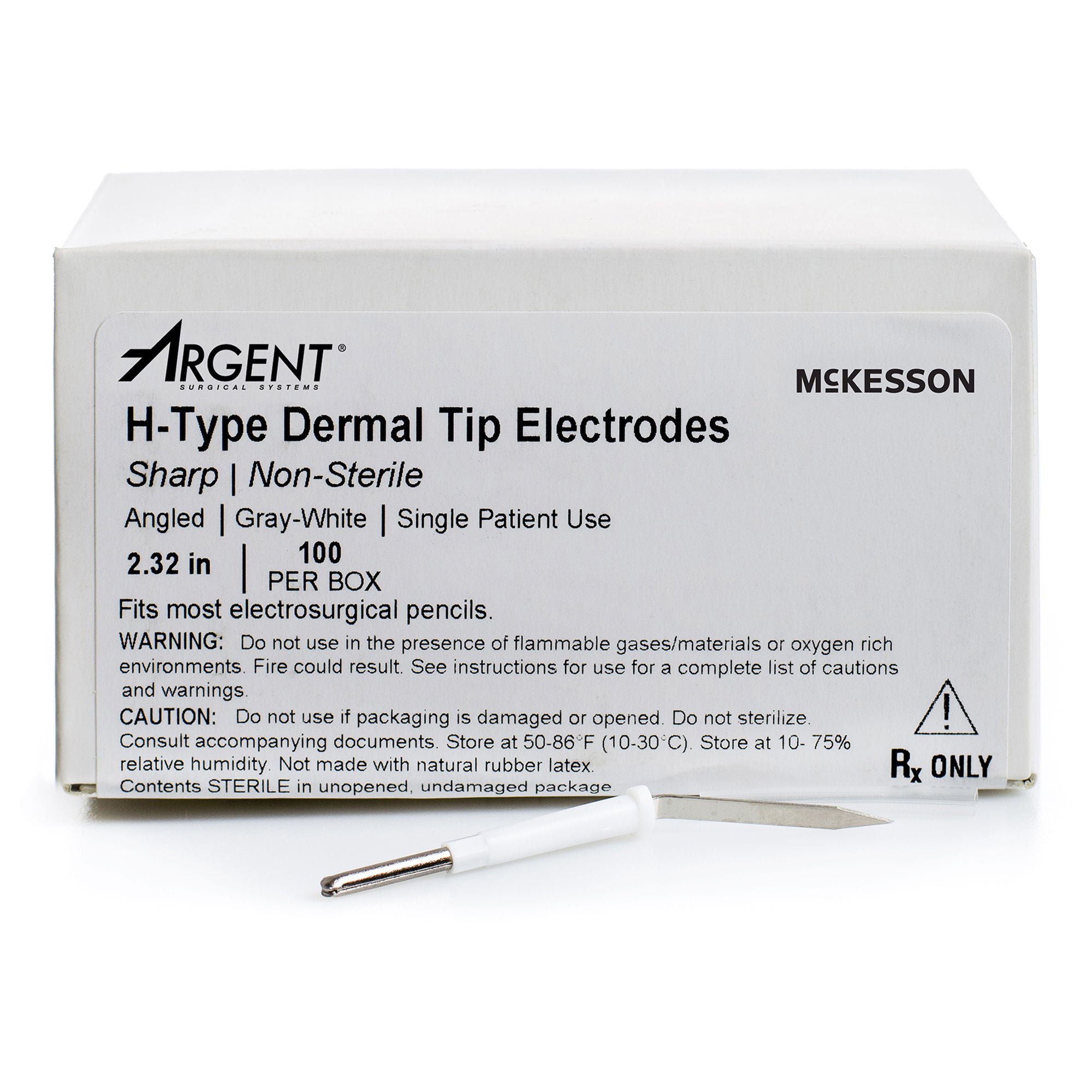 McKesson Brand - 22-H10012 Blade Electrode McKesson NonSterile Sharp Angled Blade Tip Disposable