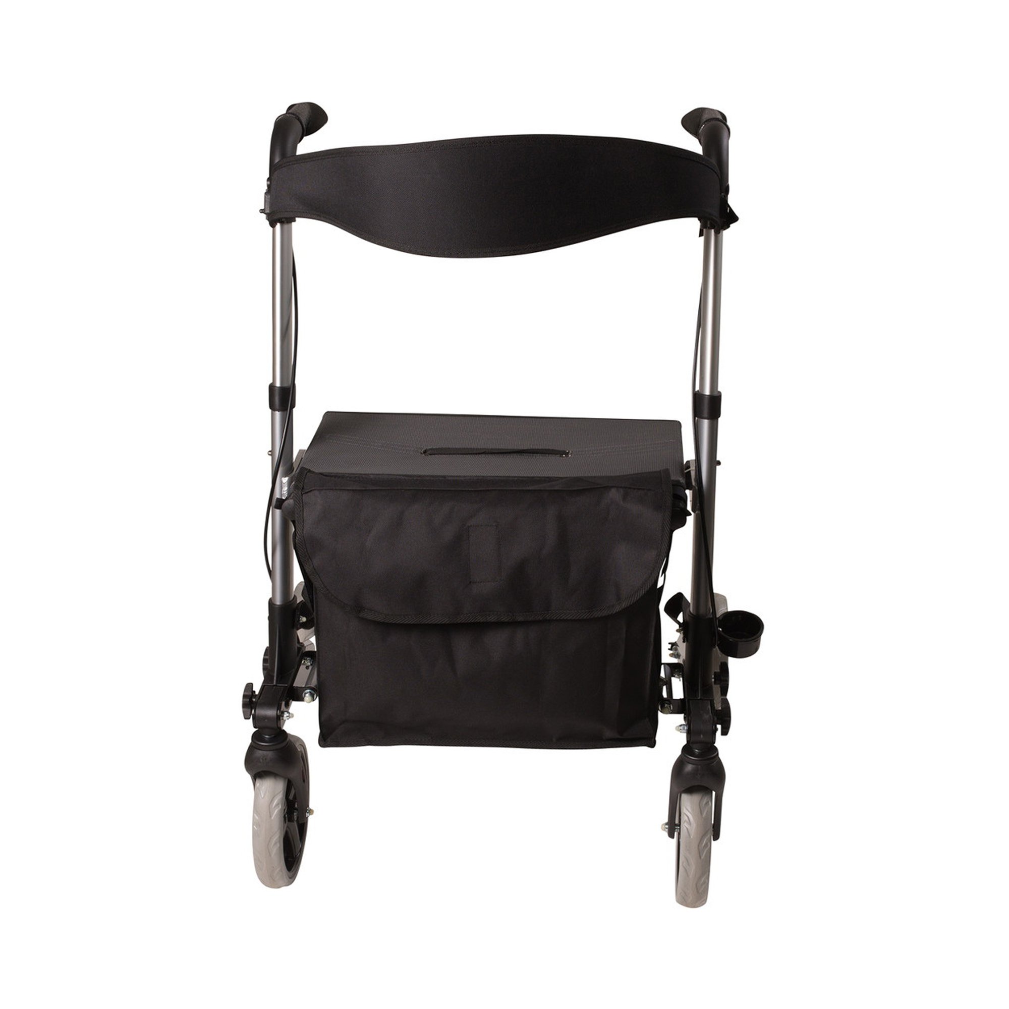 Mabis Healthcare 501-5012-4100 - HealthSmart® Gateway Four-Wheel Rollator, 31 to 36 Inch Handle Height - 1/Each
