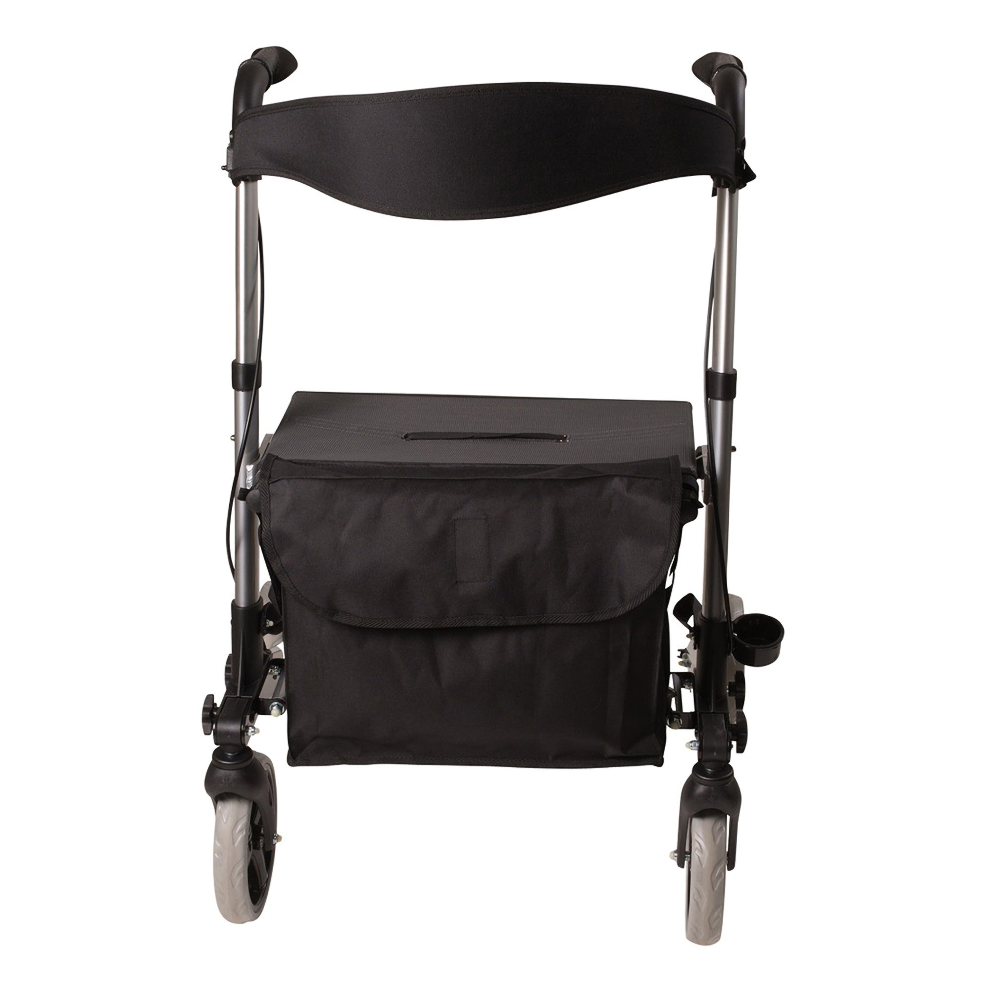 Mabis Healthcare 501-5012-4100 - HealthSmart® Gateway Four-Wheel Rollator, 31 to 36 Inch Handle Height - 1/Each